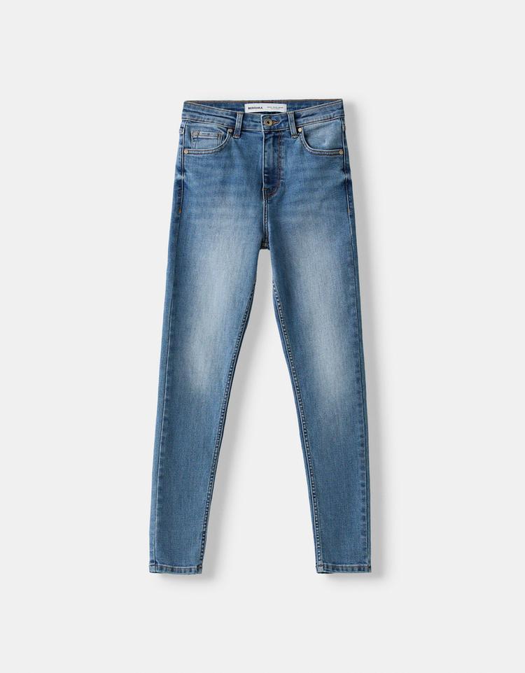 Super high waist skinny jeans