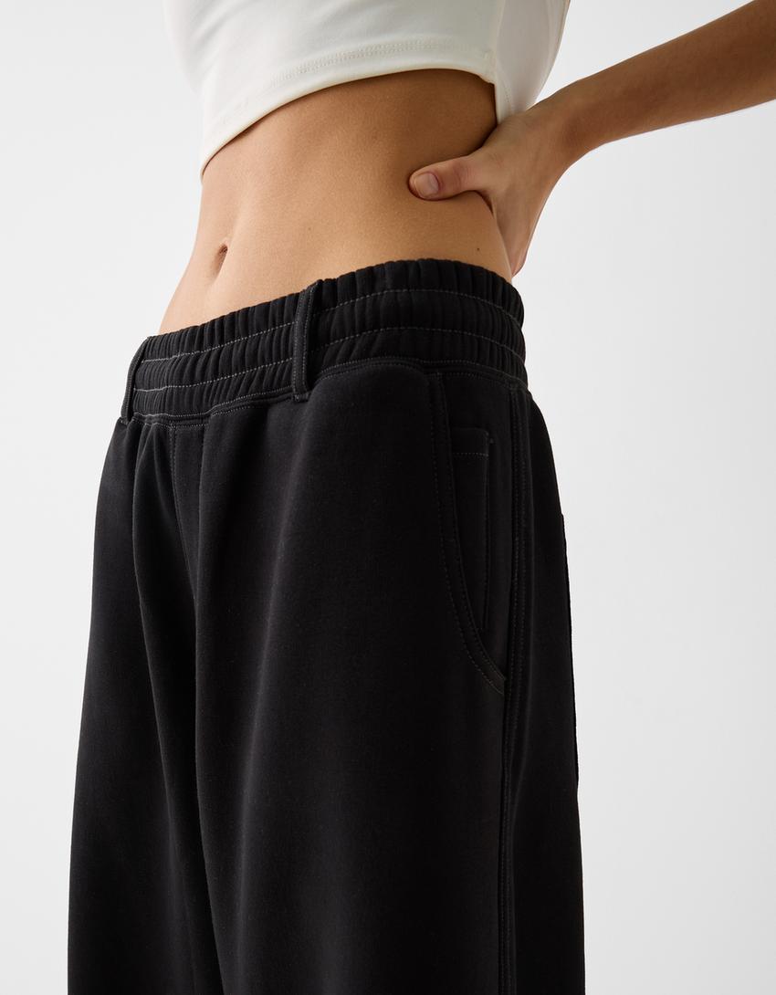 Calças skater-Preto-6