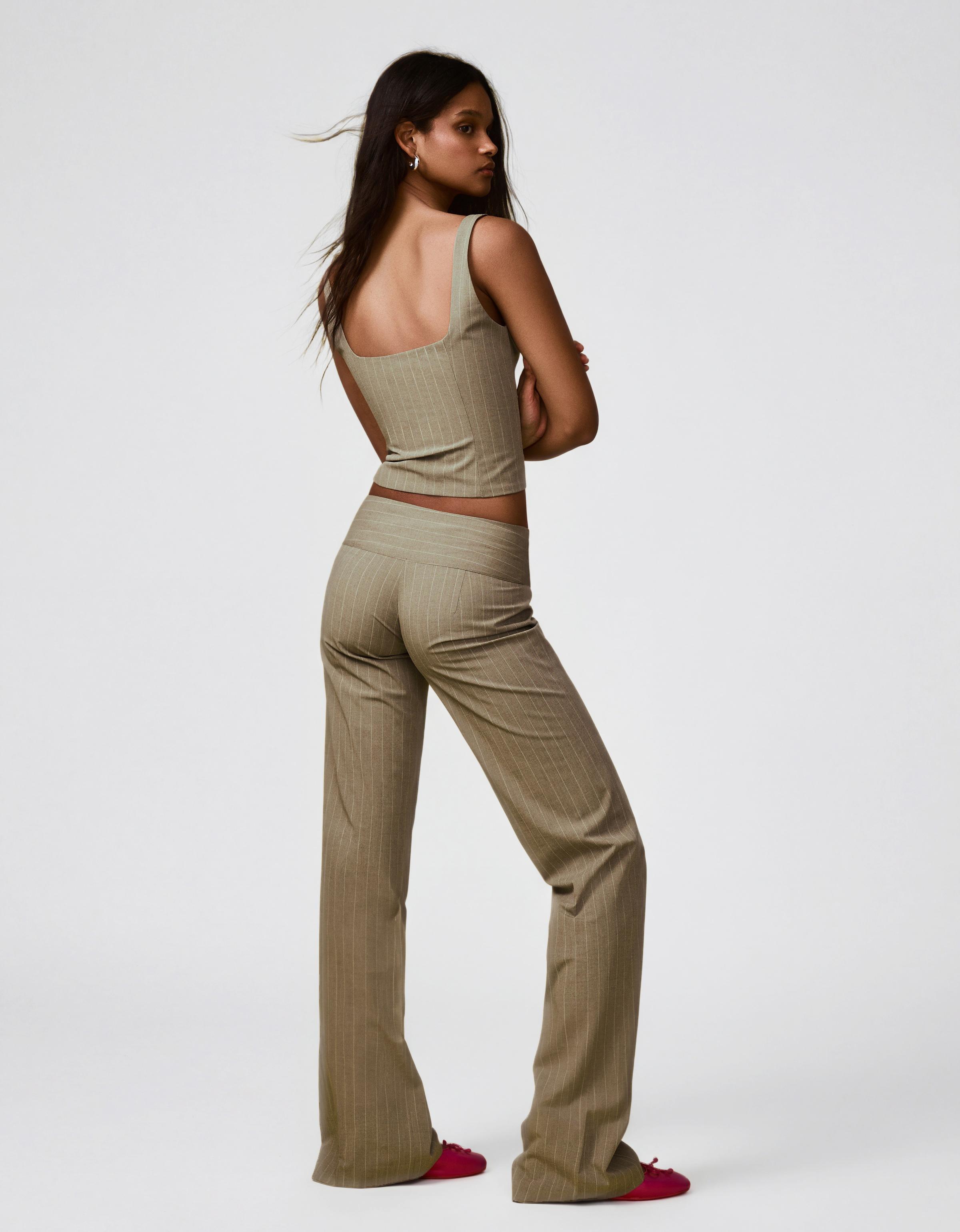 Düşük bel kuşaklı pantolon - Görsel 19