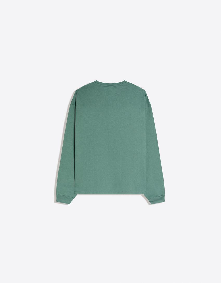 Long sleeve T-shirt-Green