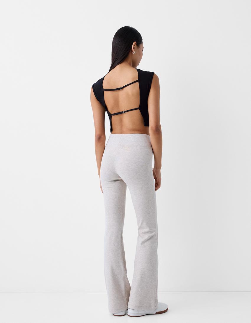 T-shirt Camp Rock manga curta-Preto-1