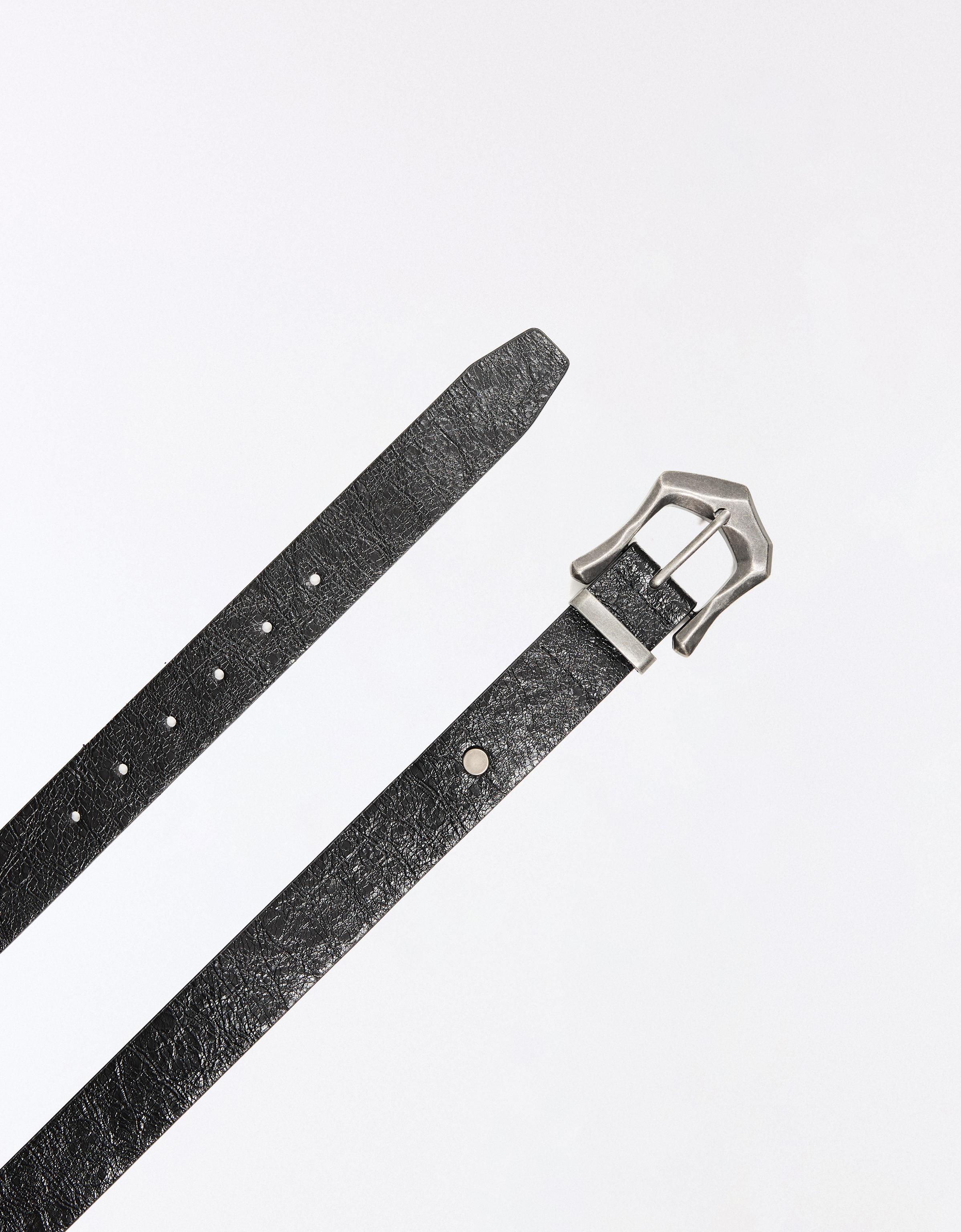 Buckle belt — Black