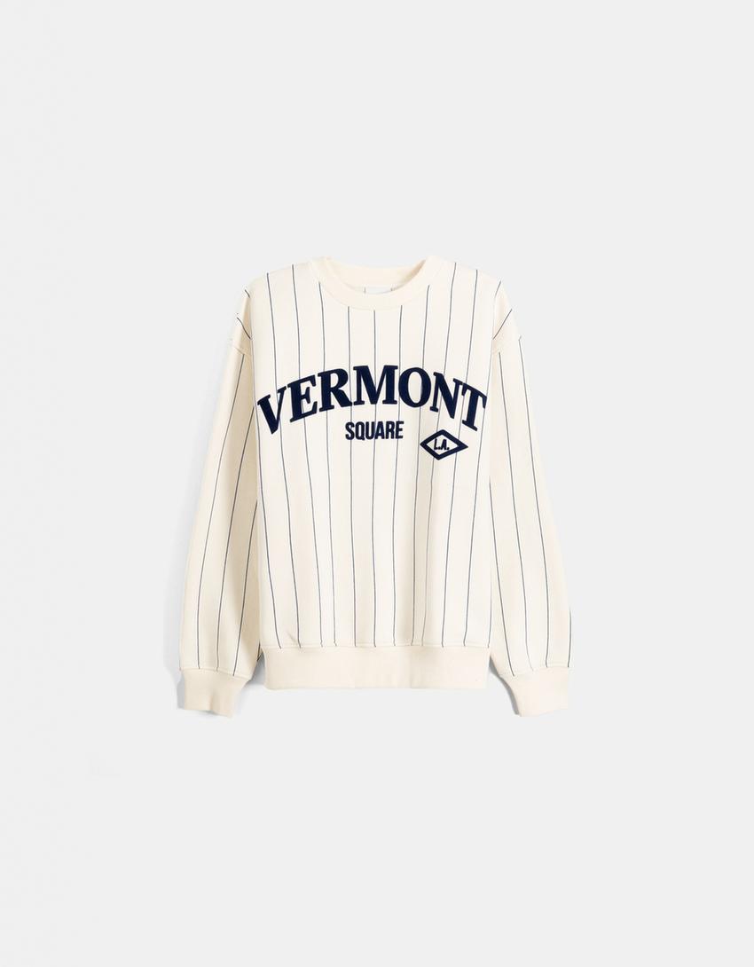 Sweatshirt retro estampado-Gelo-4