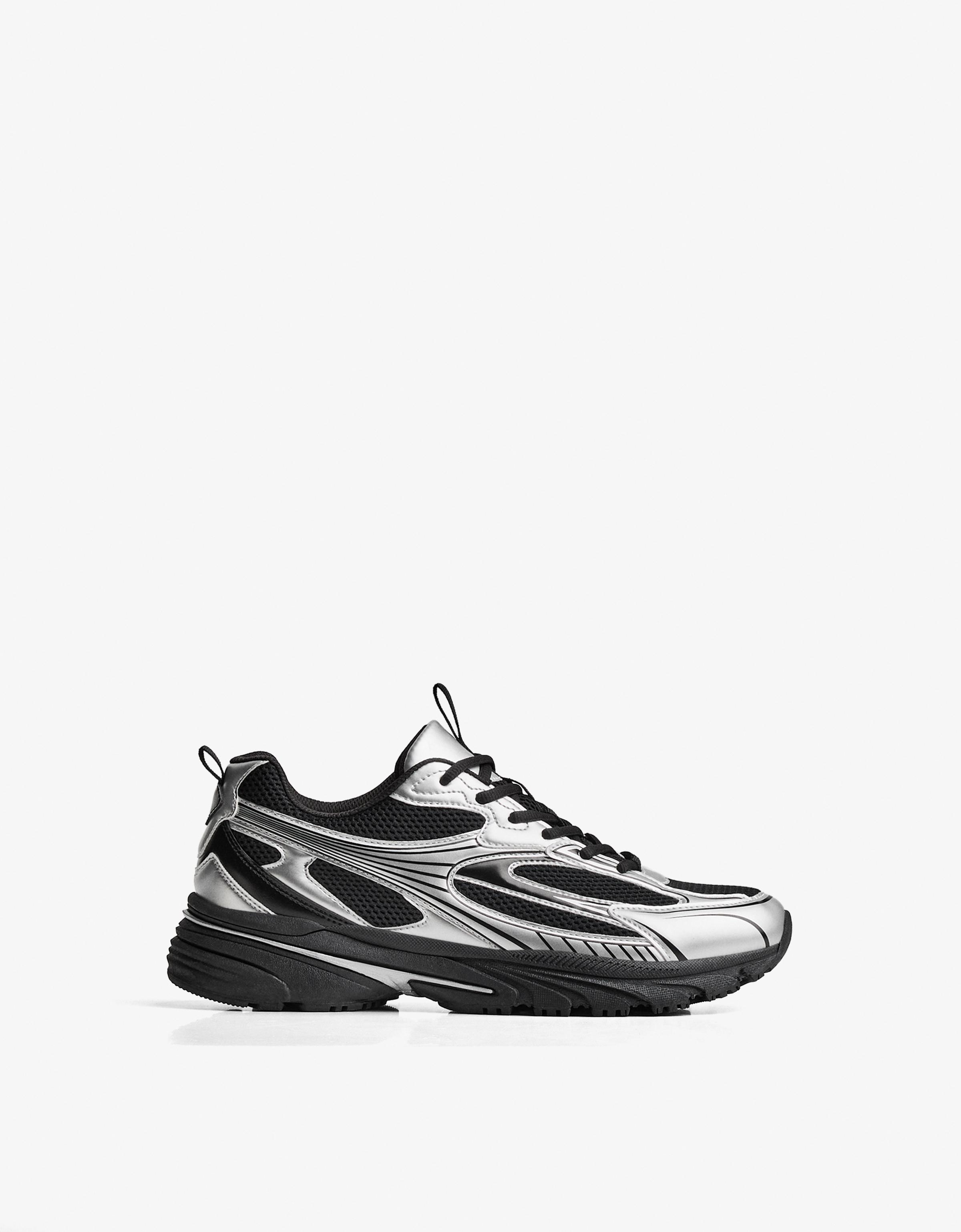 Bershka Mehrteiliger Sportschuh Herren 43 Kombiniert