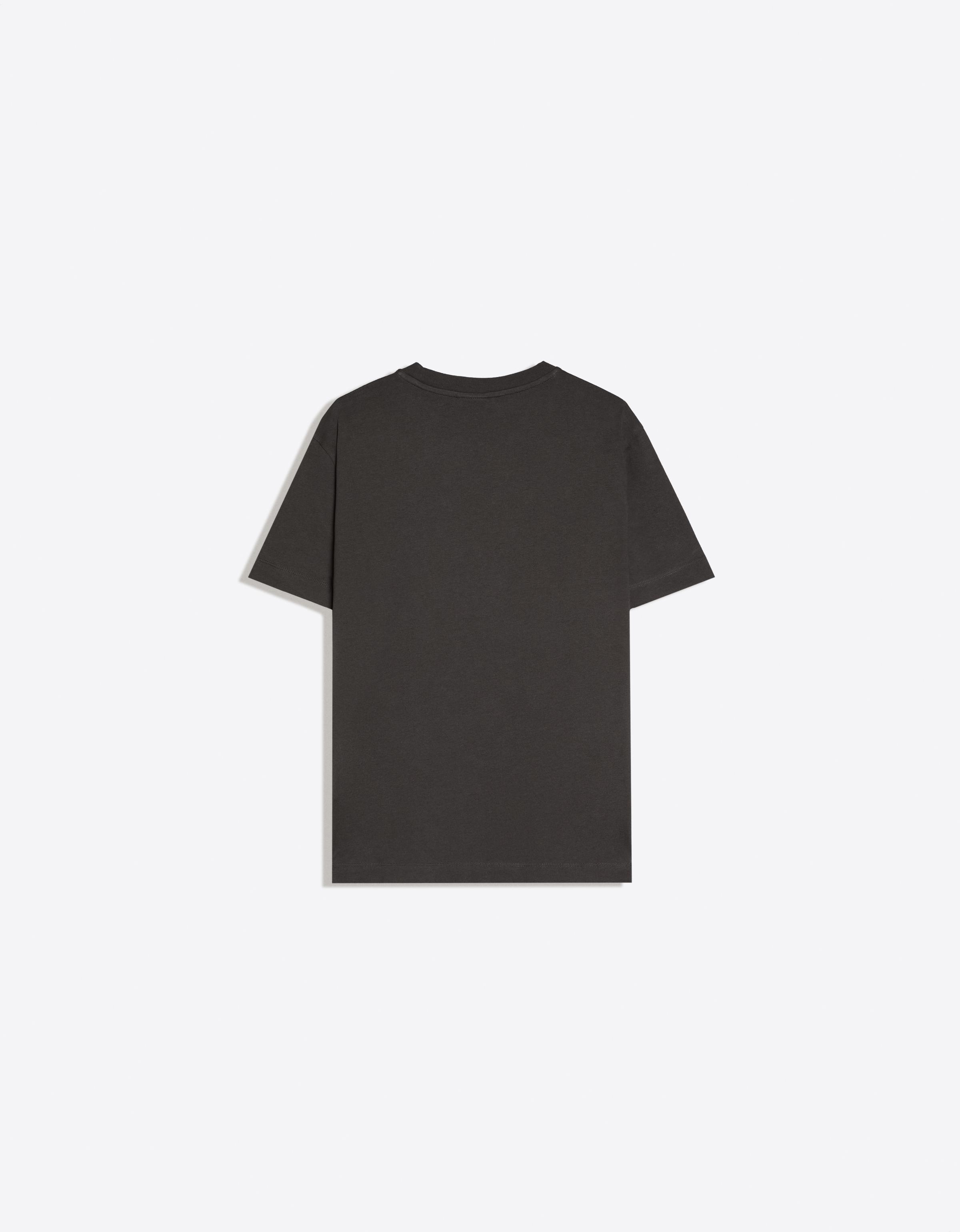 Small fit print T-shirt — Grey