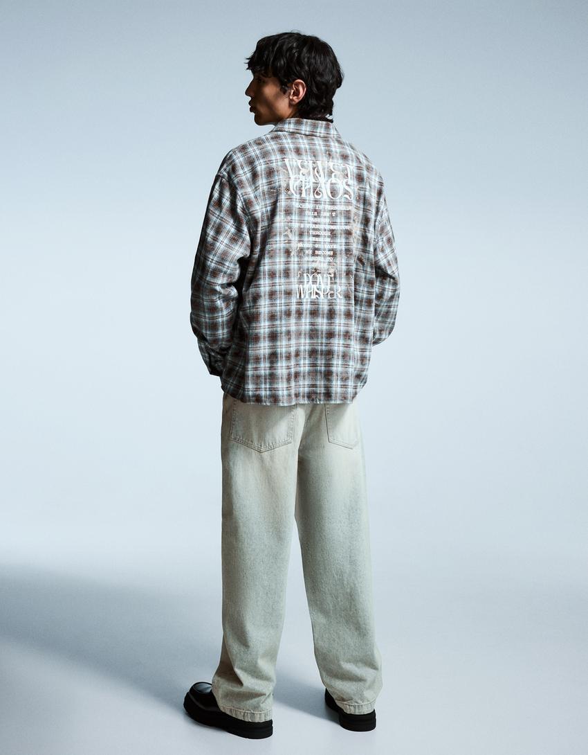 Jeans super baggy fit-Azul lavado