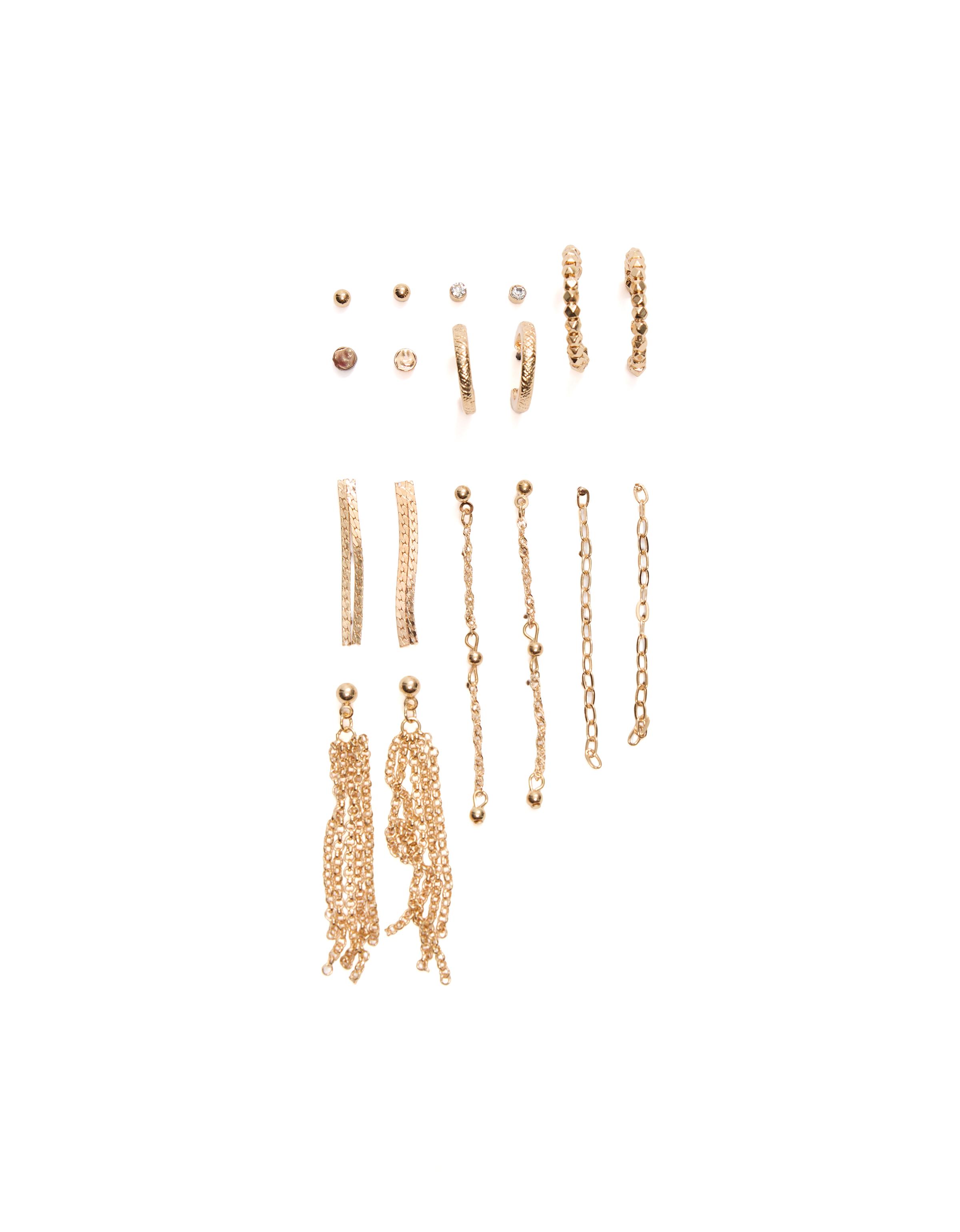 Mixed earring pack — Gold