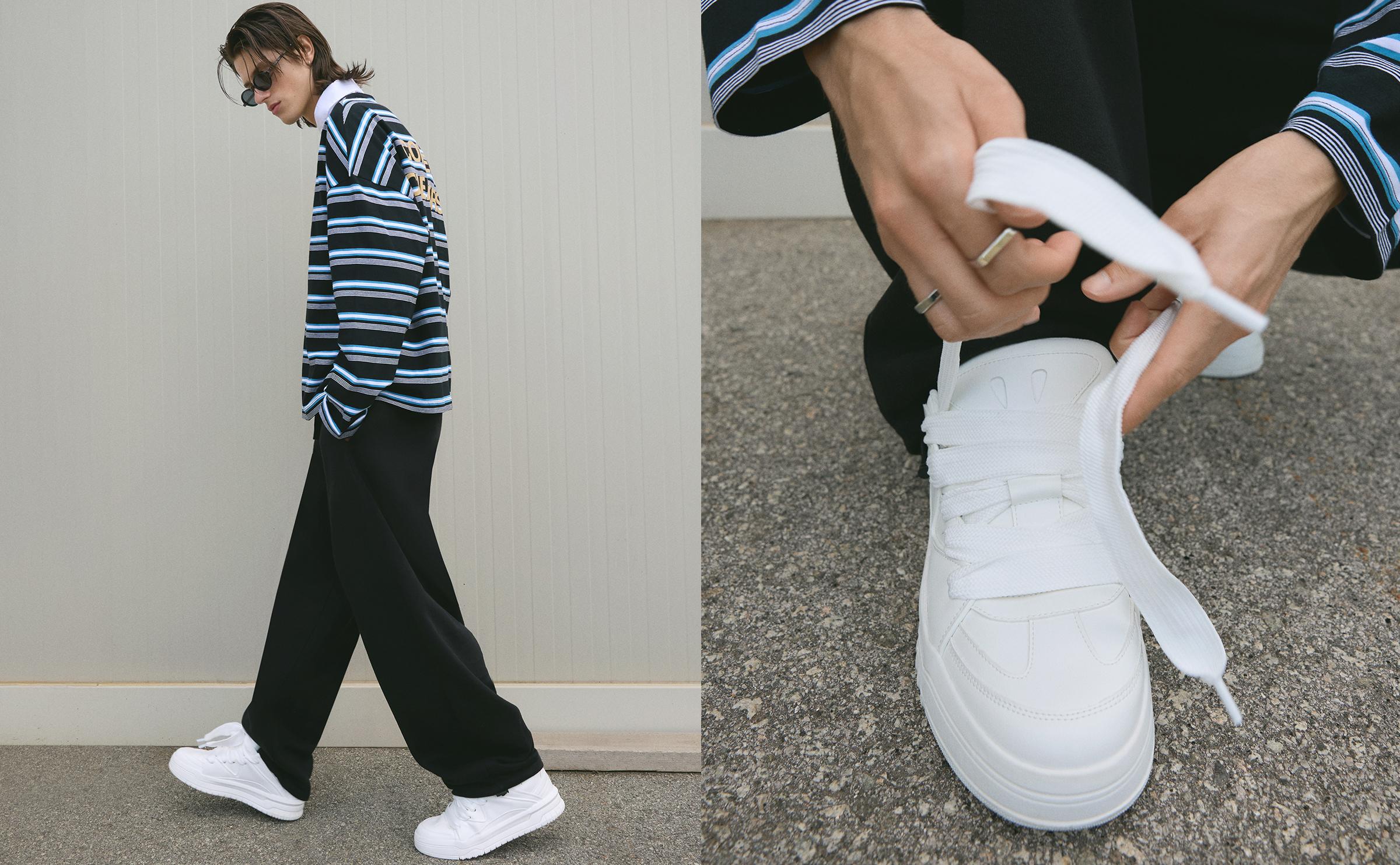 Kalın tabanlı kaykay ayakkabısı - Görsel 32