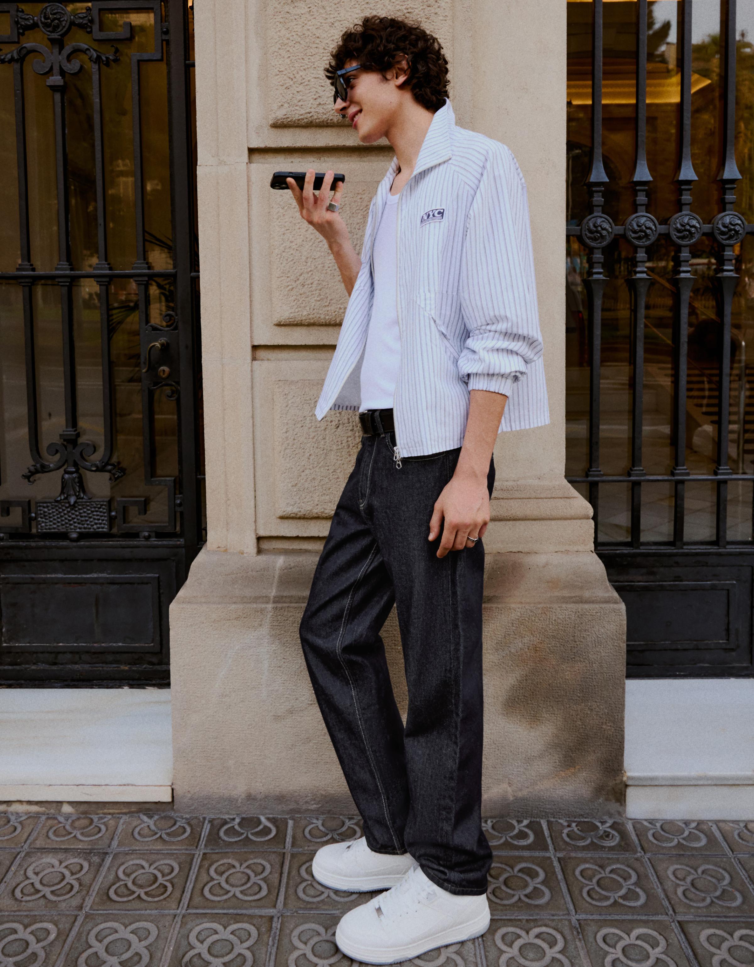 Straight-leg jeans — Navy