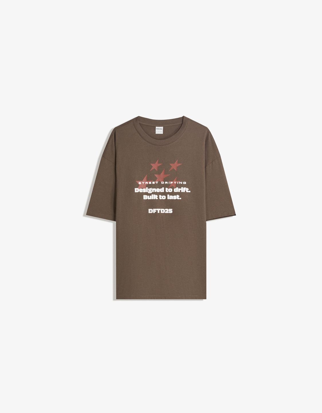 Short sleeve T-shirt with print