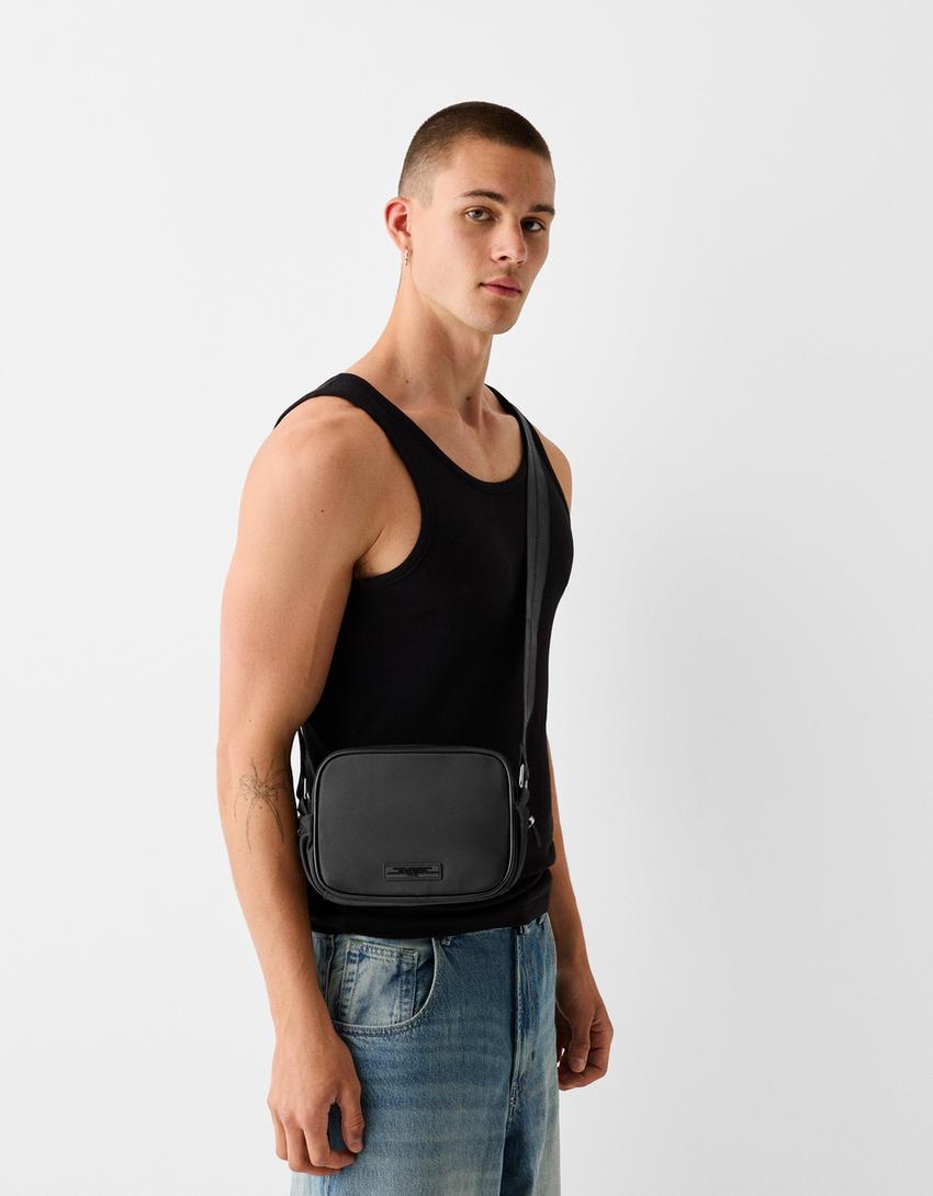 Sac bandoulière technique-Noir-1