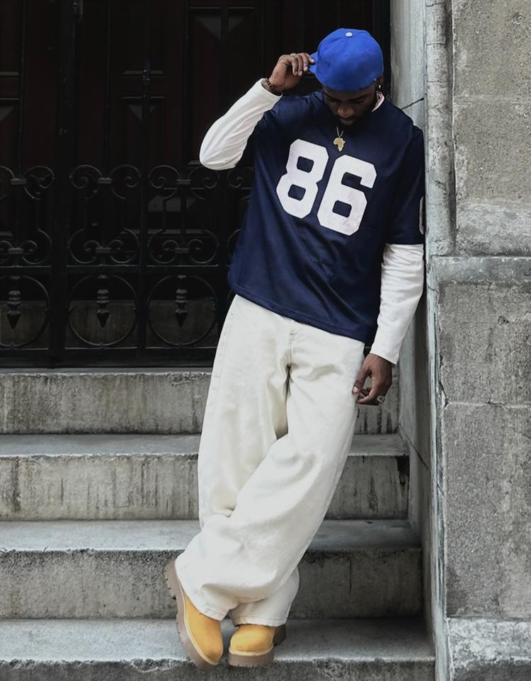 Çift kollu file tişört