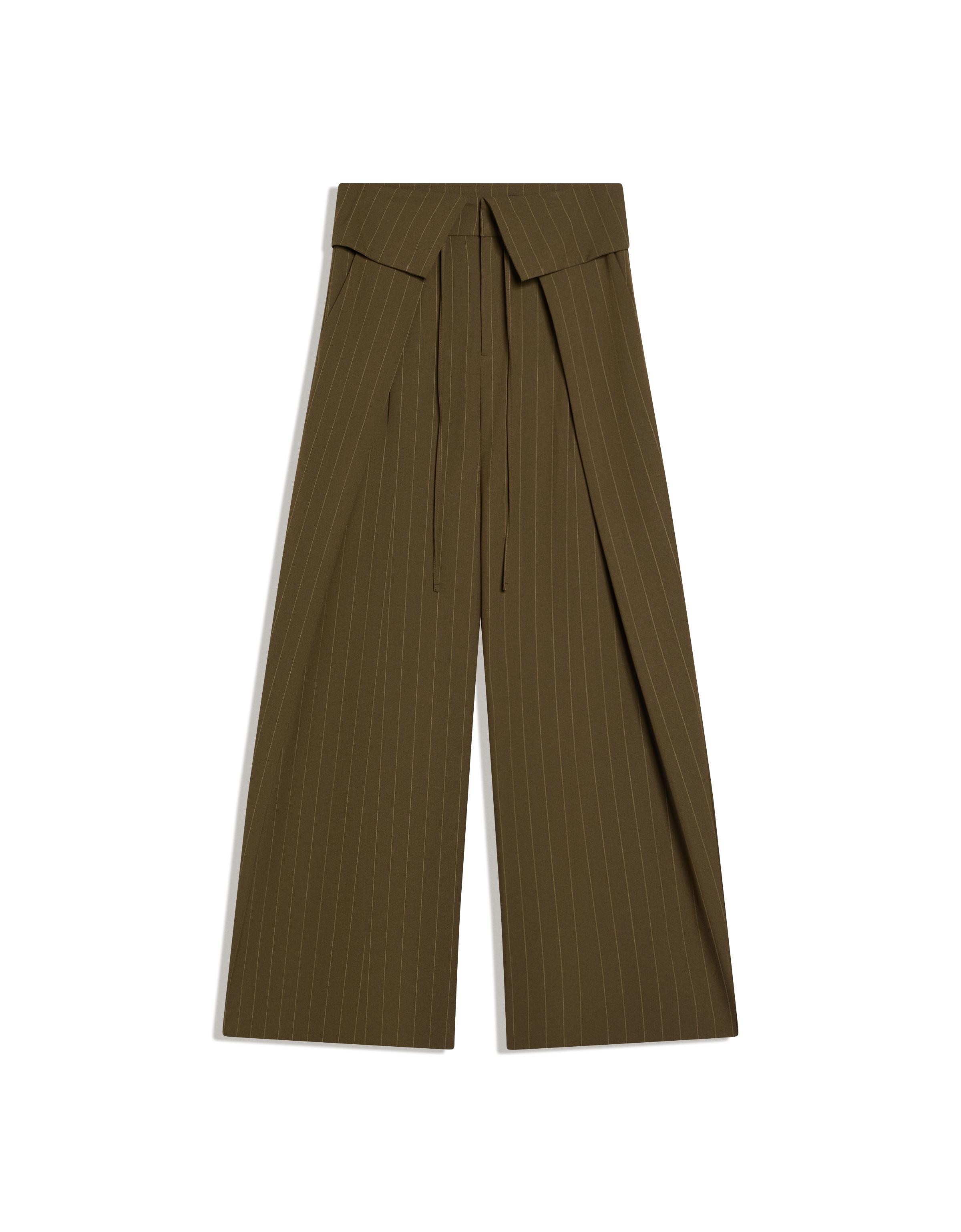 Kıvrık belli pensli pantolon - Görsel 3