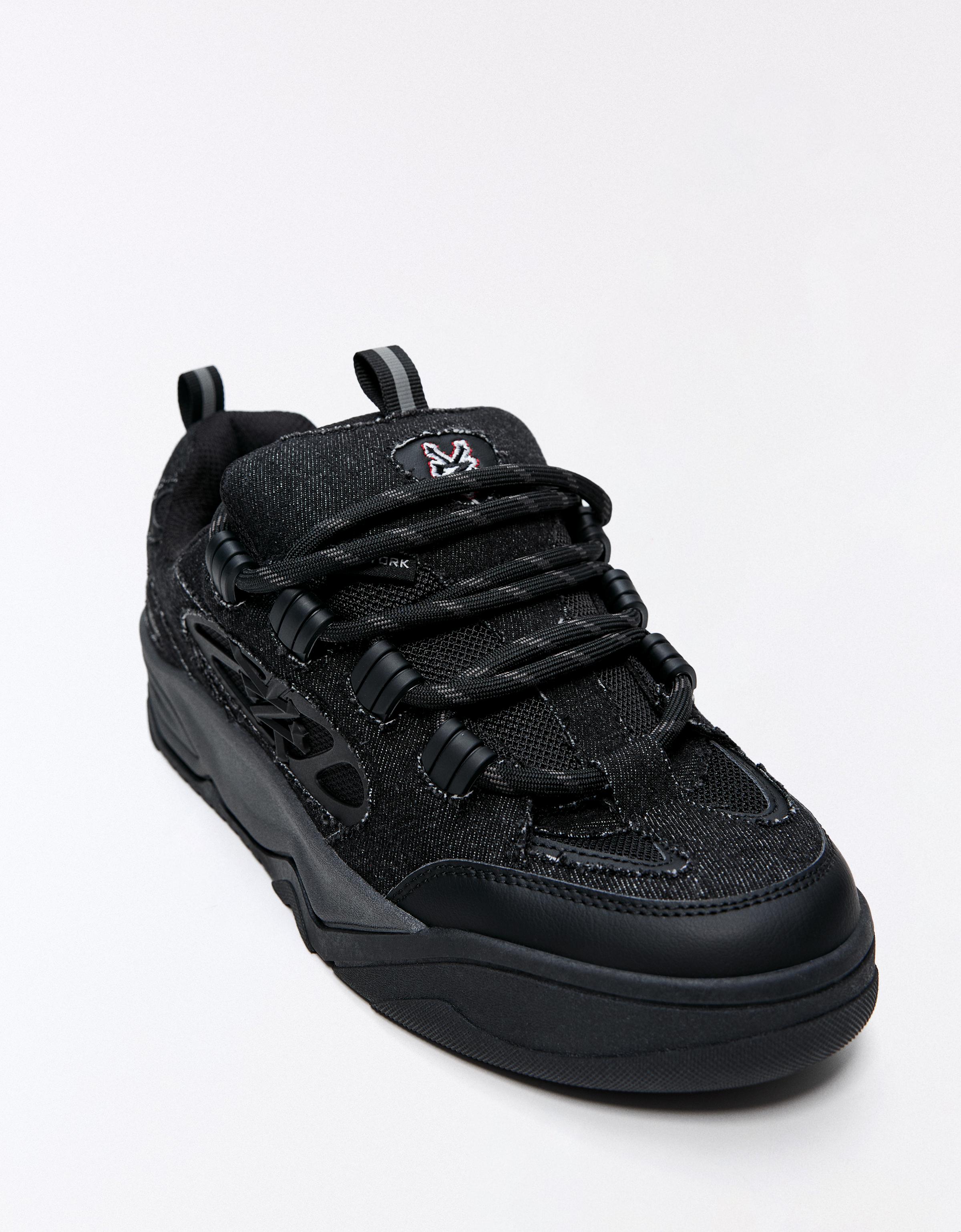 ZOO YORK skate trainers — BLACK