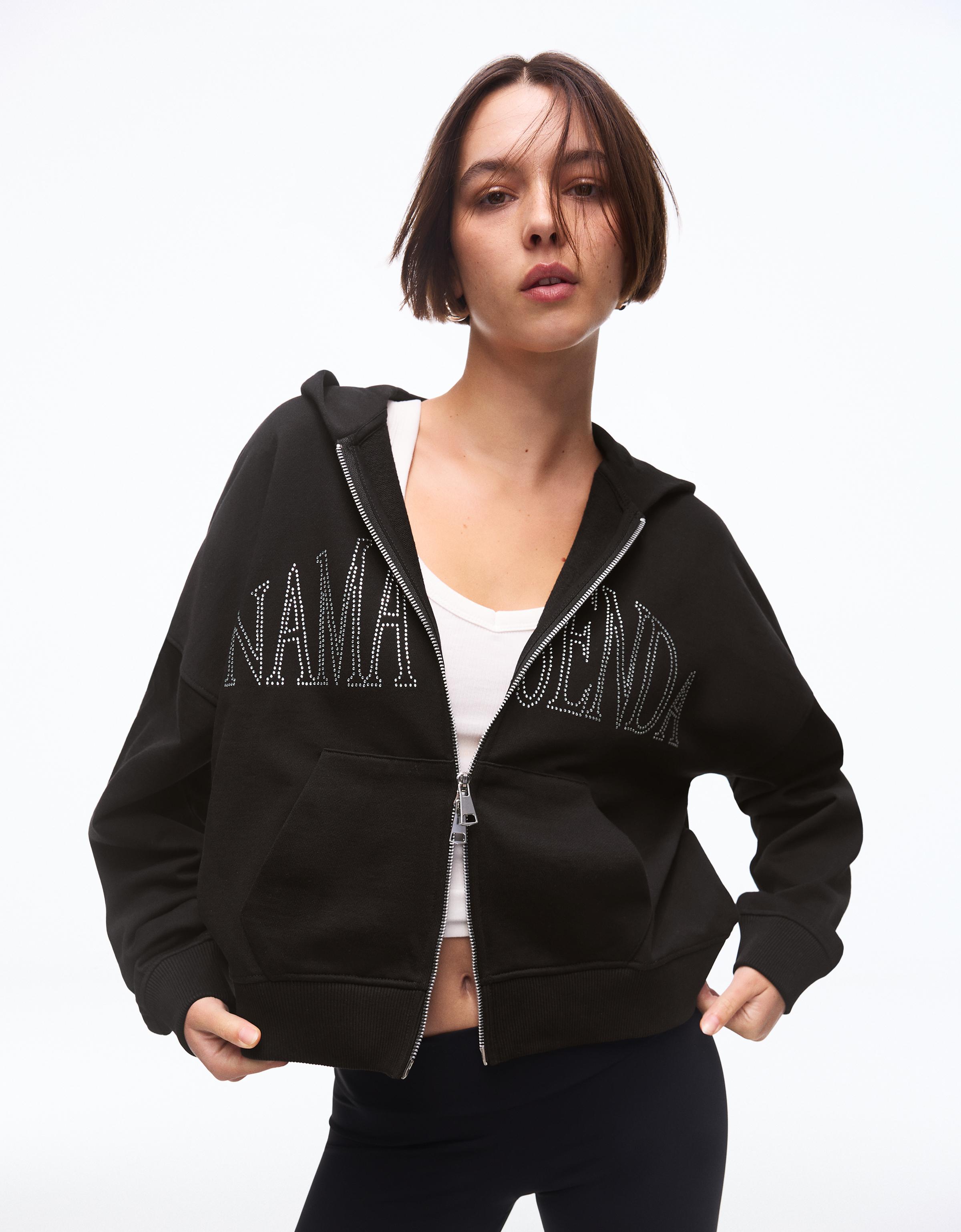 Sudadera Print Nts X Ft. Namasenda Mujer S Negro