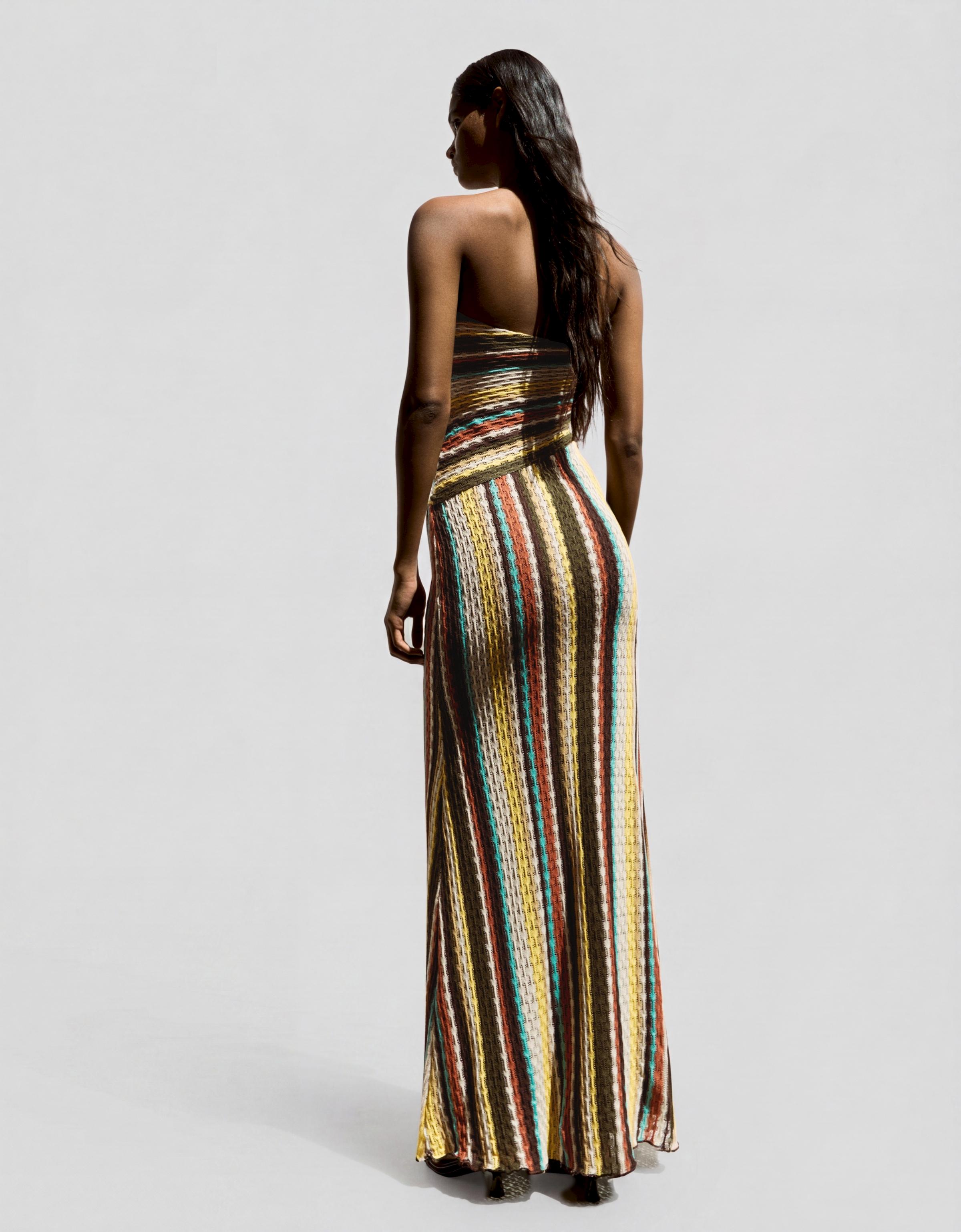 Bandeau midi dress — Brown