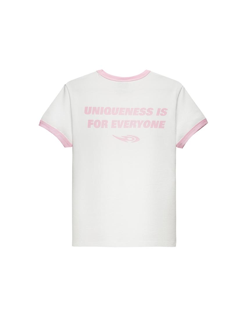 T-shirt mit Logo Out of Core-Grbrochenes Weiss-1