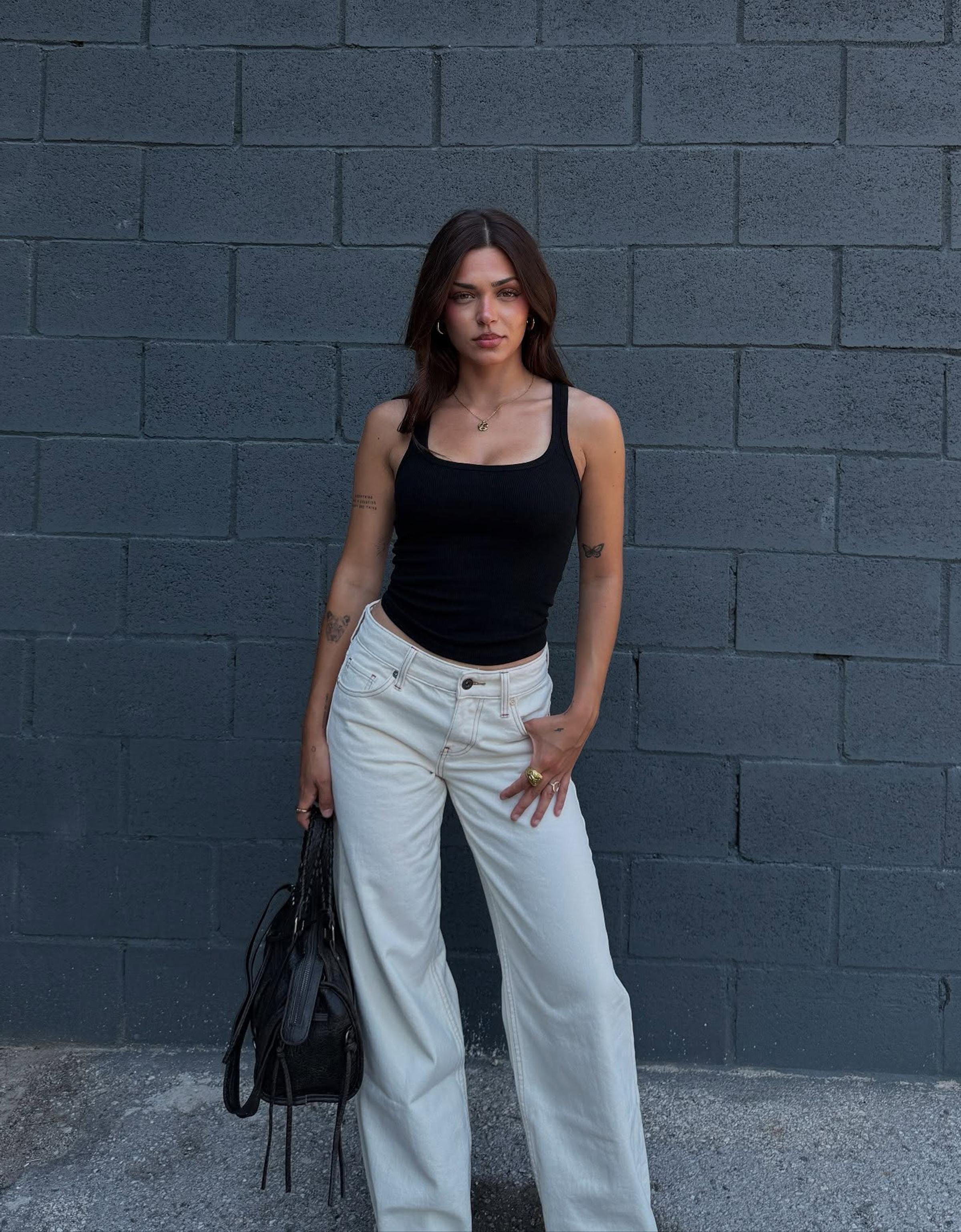Worn-effect bowling bag with straps - Women | Bershka