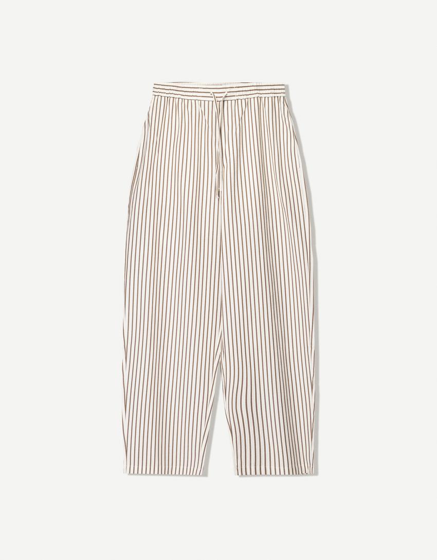 Conjunt camisa i pantalons-Marró-5