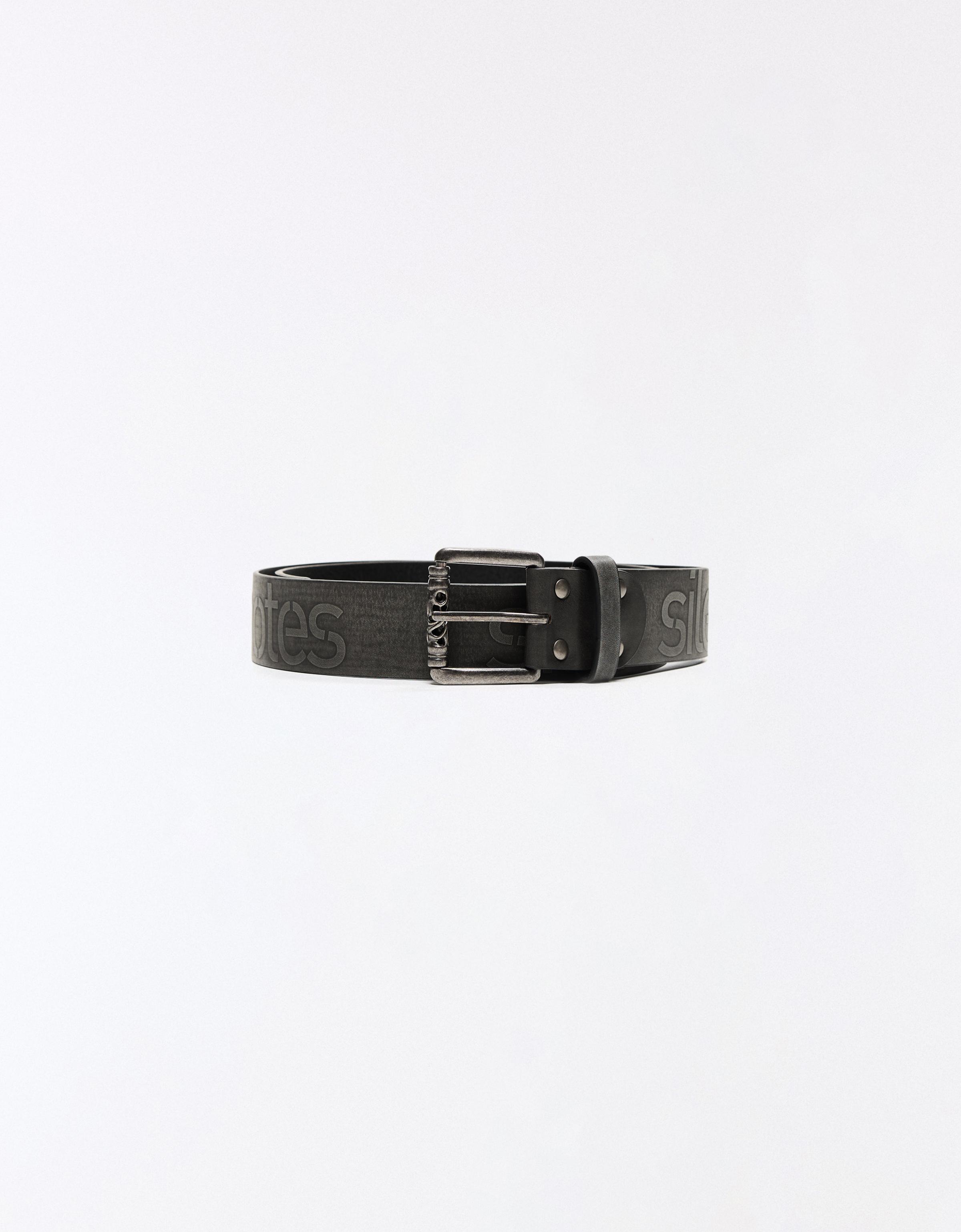 Buckle belt — Black
