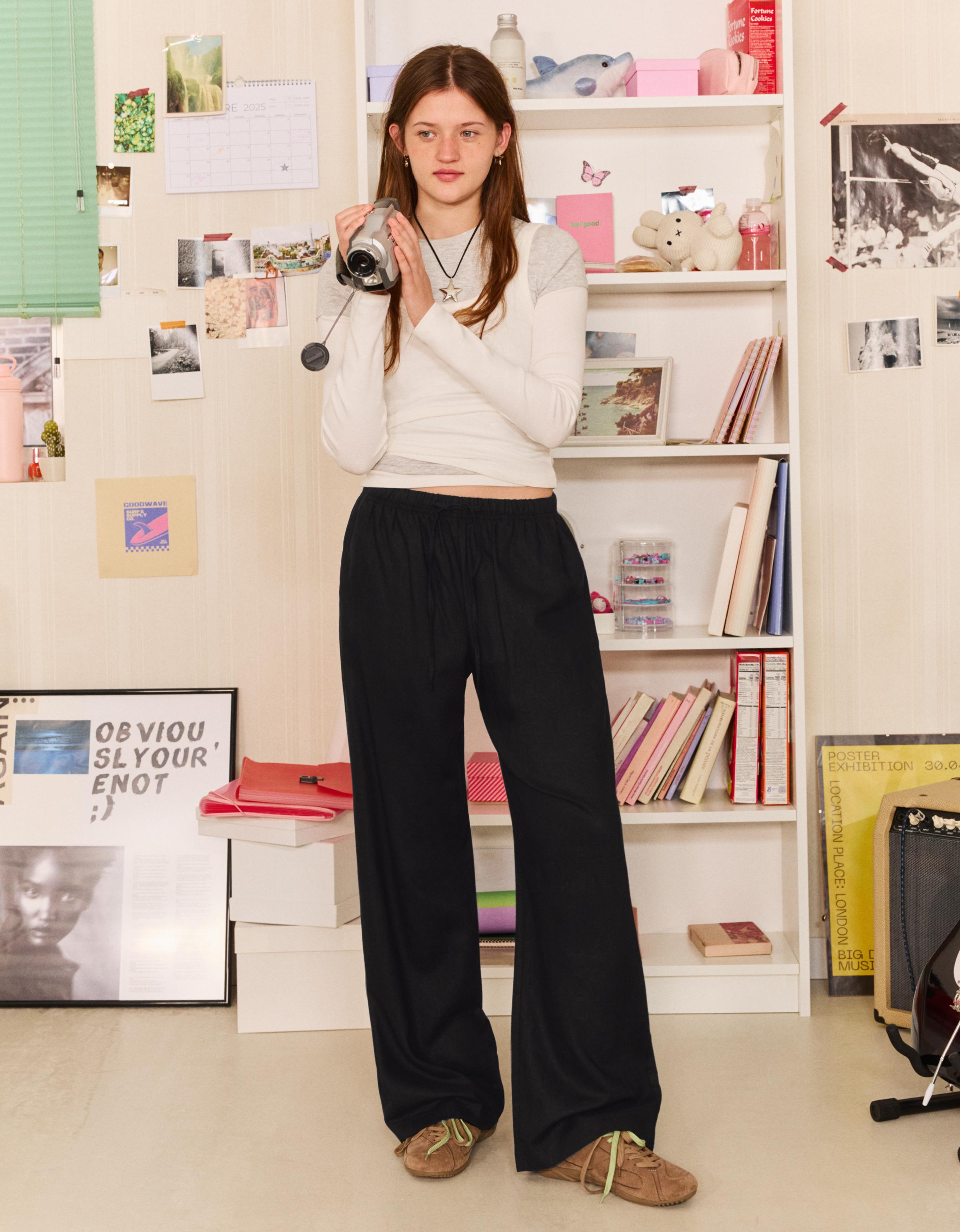 Beli lastikli pantolon - Görsel 114