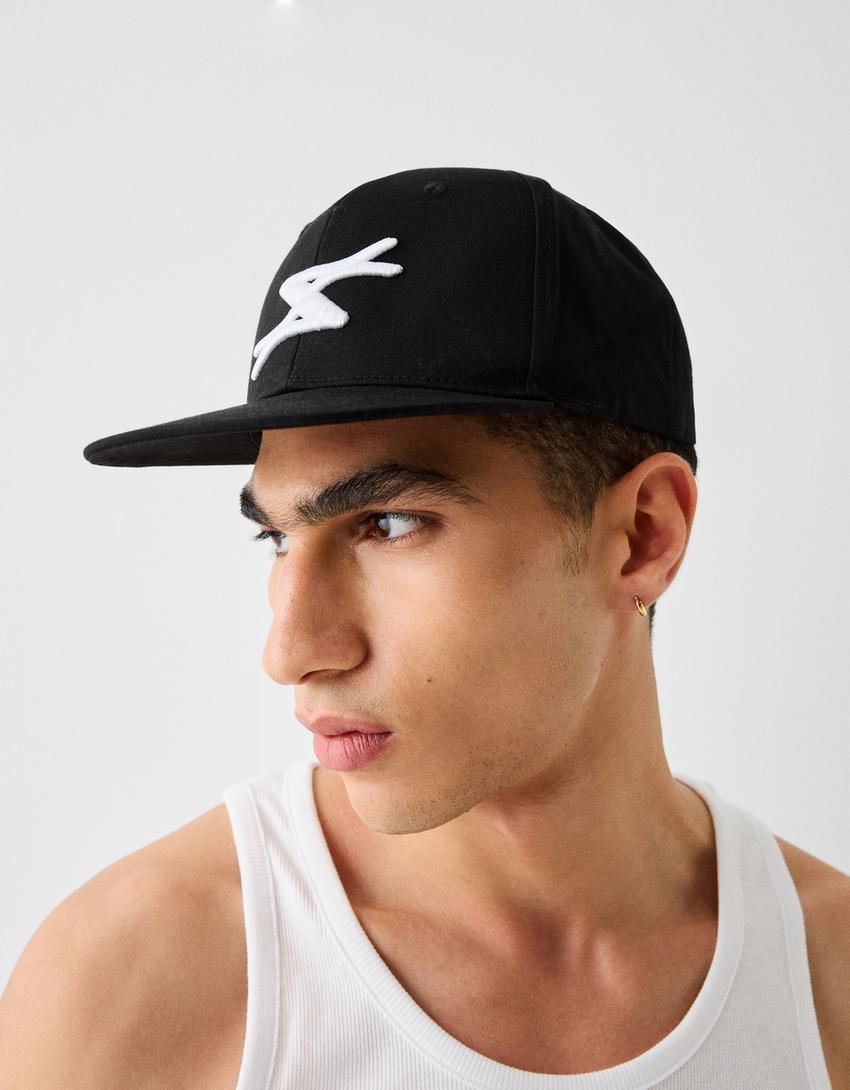 Gorra Saiko bordado-Negro-1