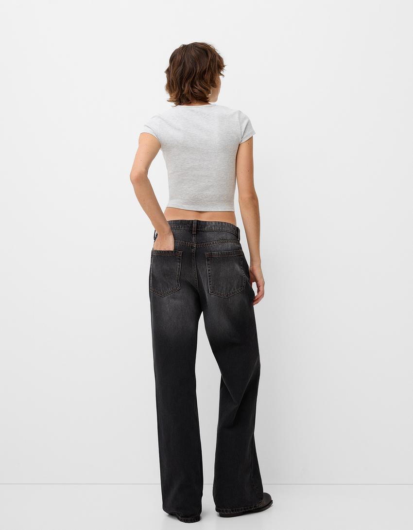 Baggy jeans-Black-1