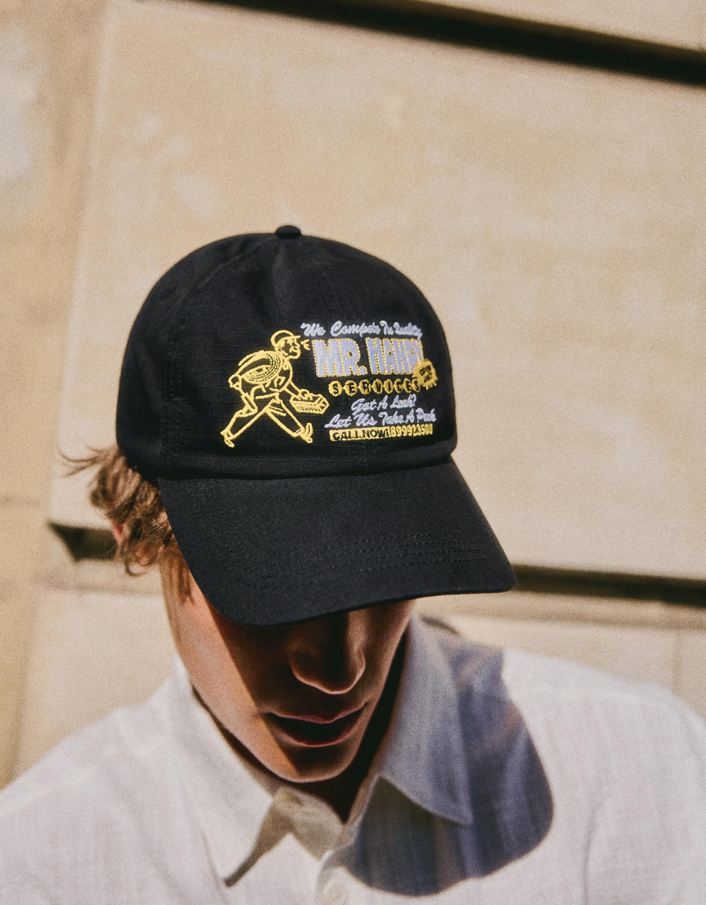 Gorra Bordado Mr. Handy Hombre Negro