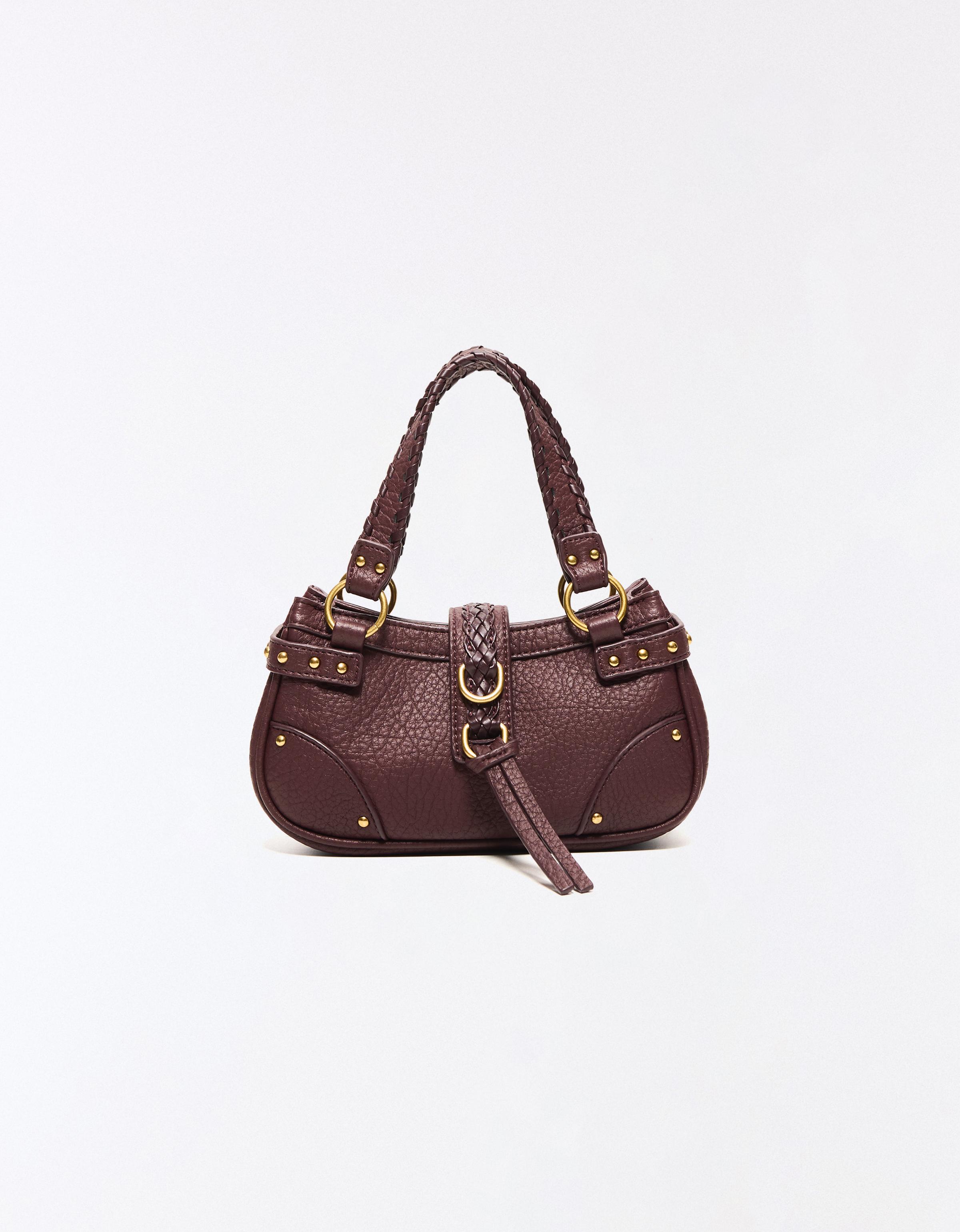 Mini vintage effect bag — Burgundy