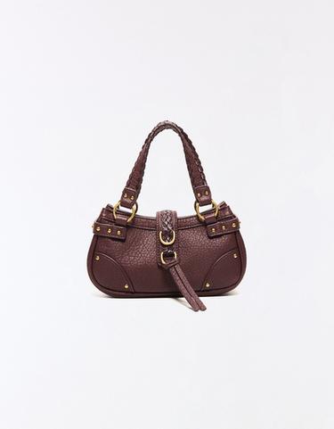 Mini vintage effect bag — Burgundy 4