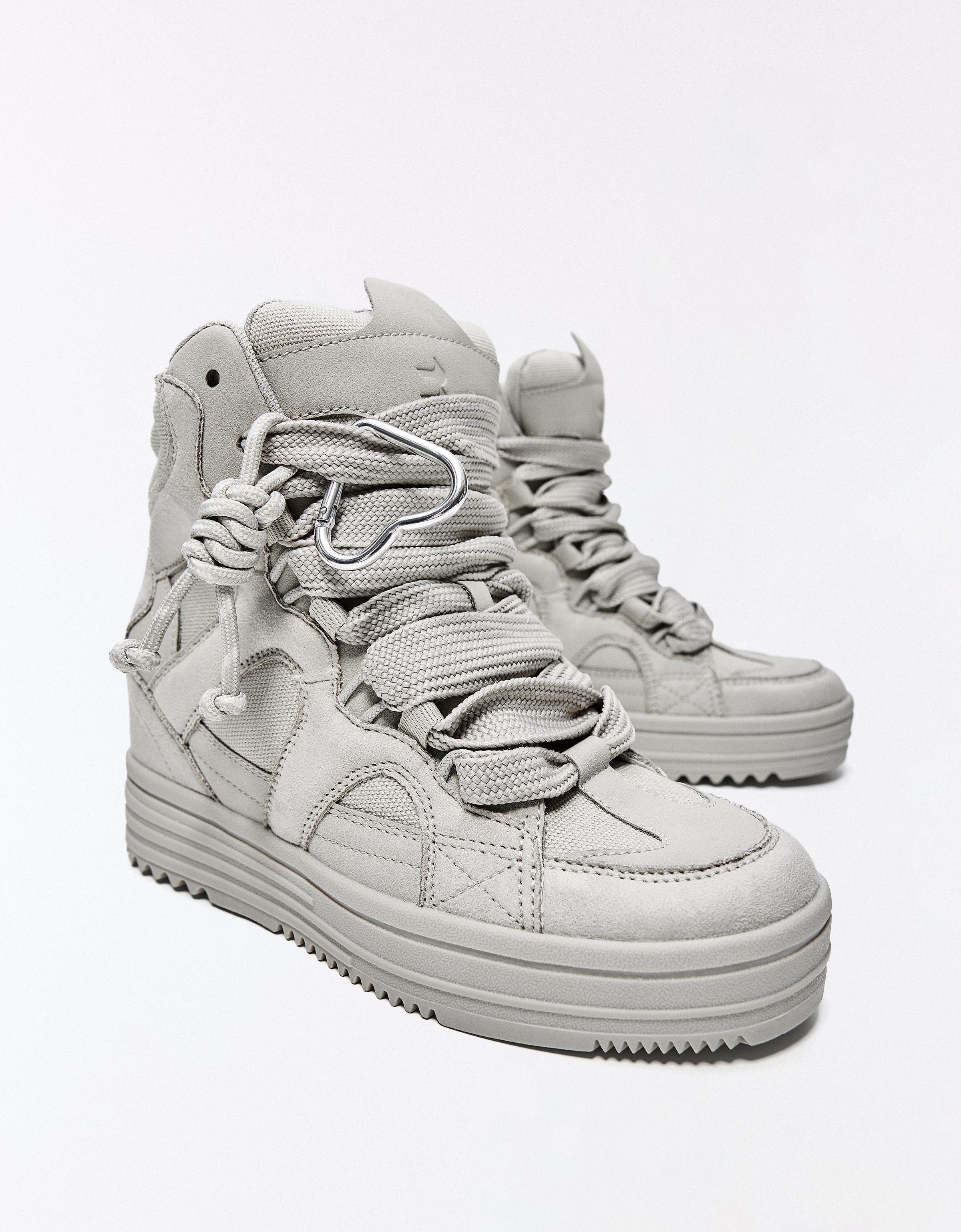 CHARM high-top trainers — Grey