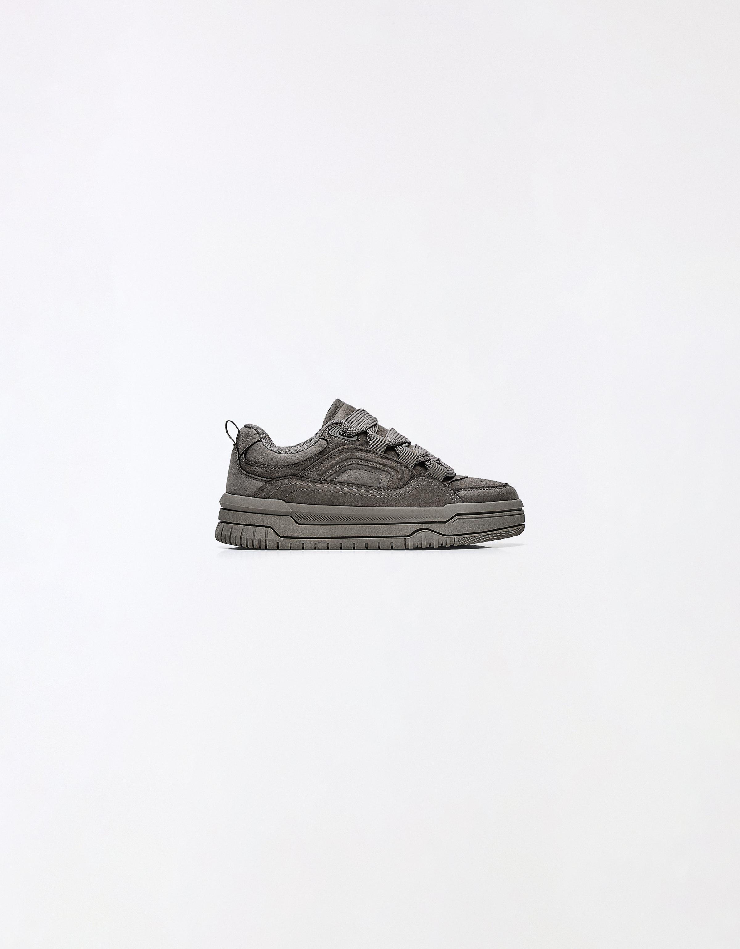Chunky skate trainers — Grey
