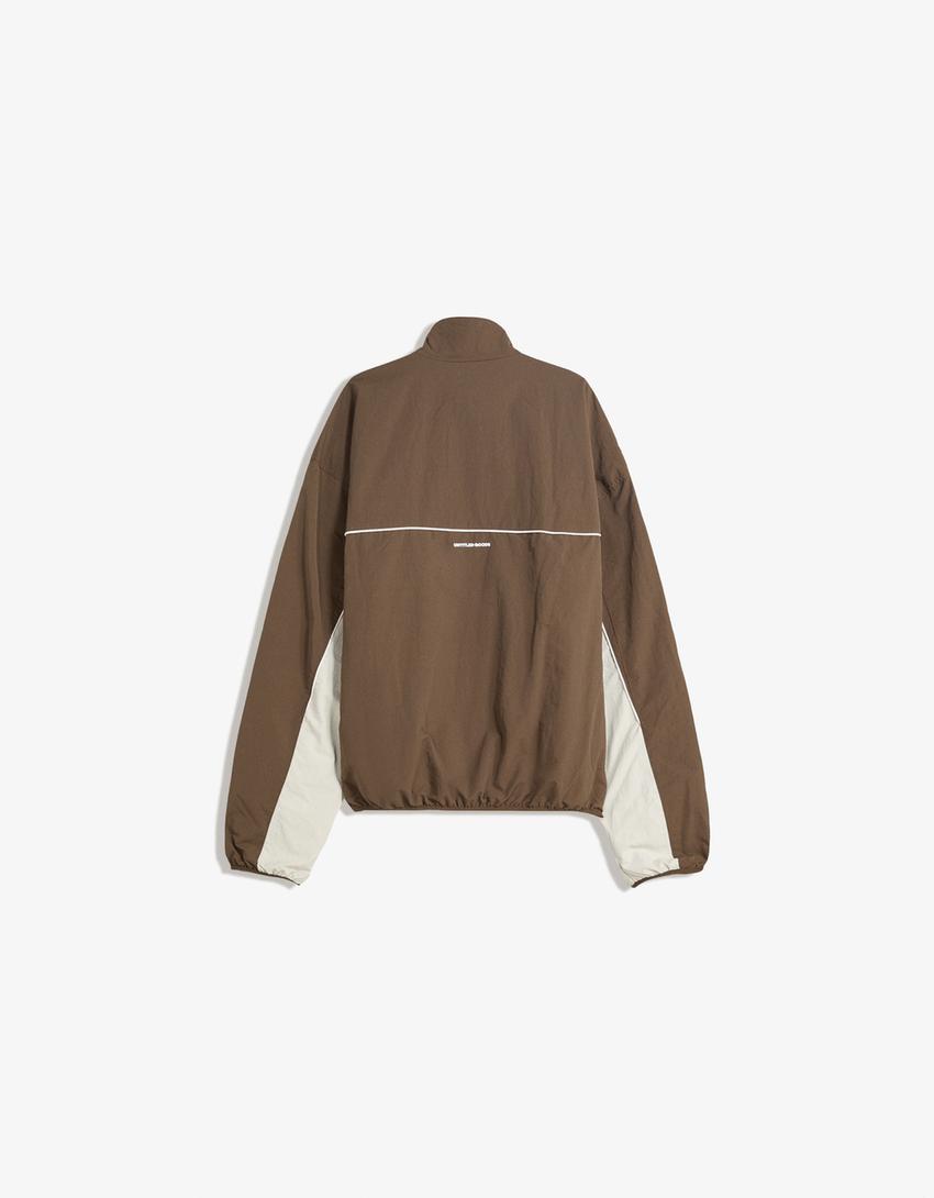 Technical sports jacket-Brown-4