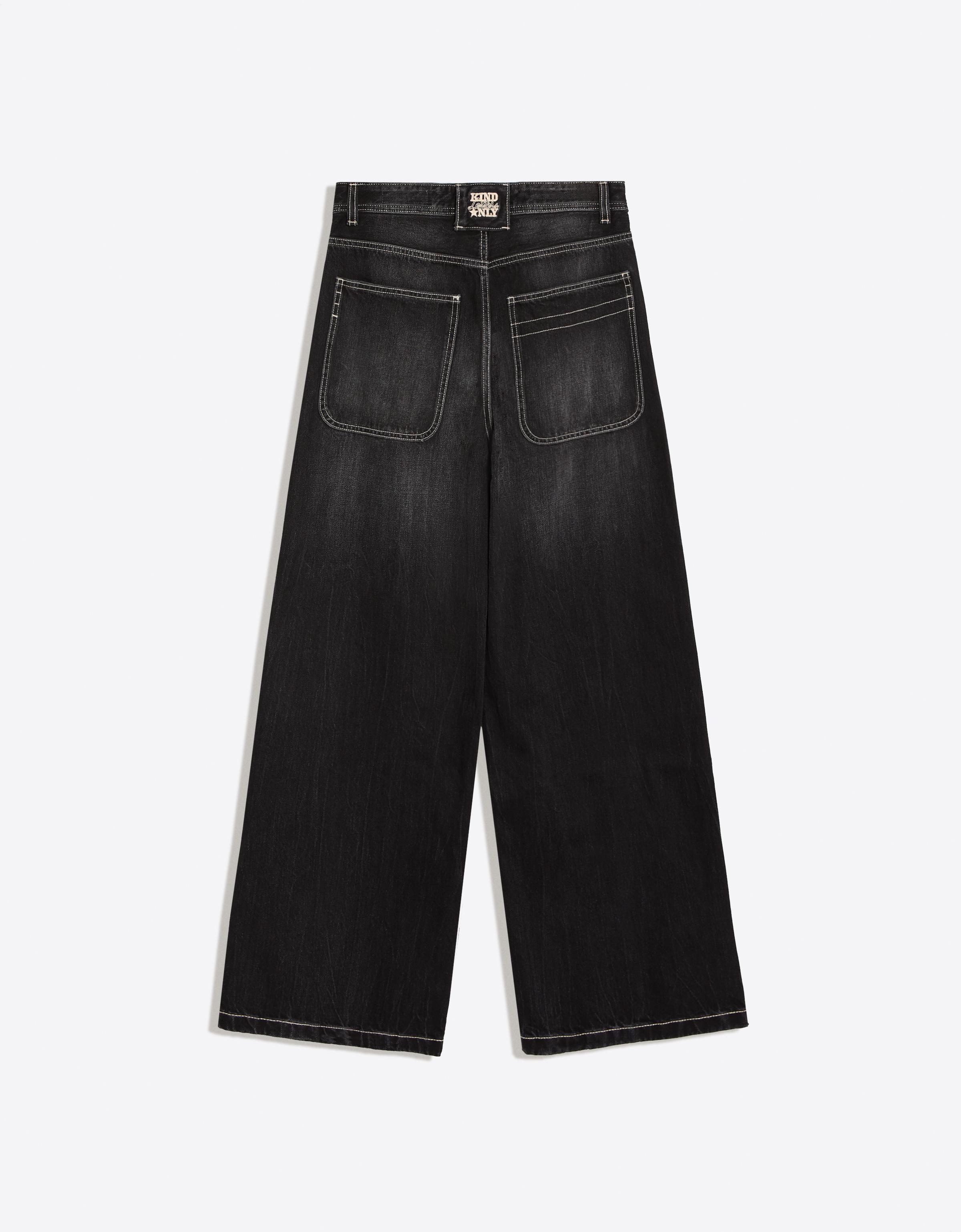 Baggy skater jeans — Black