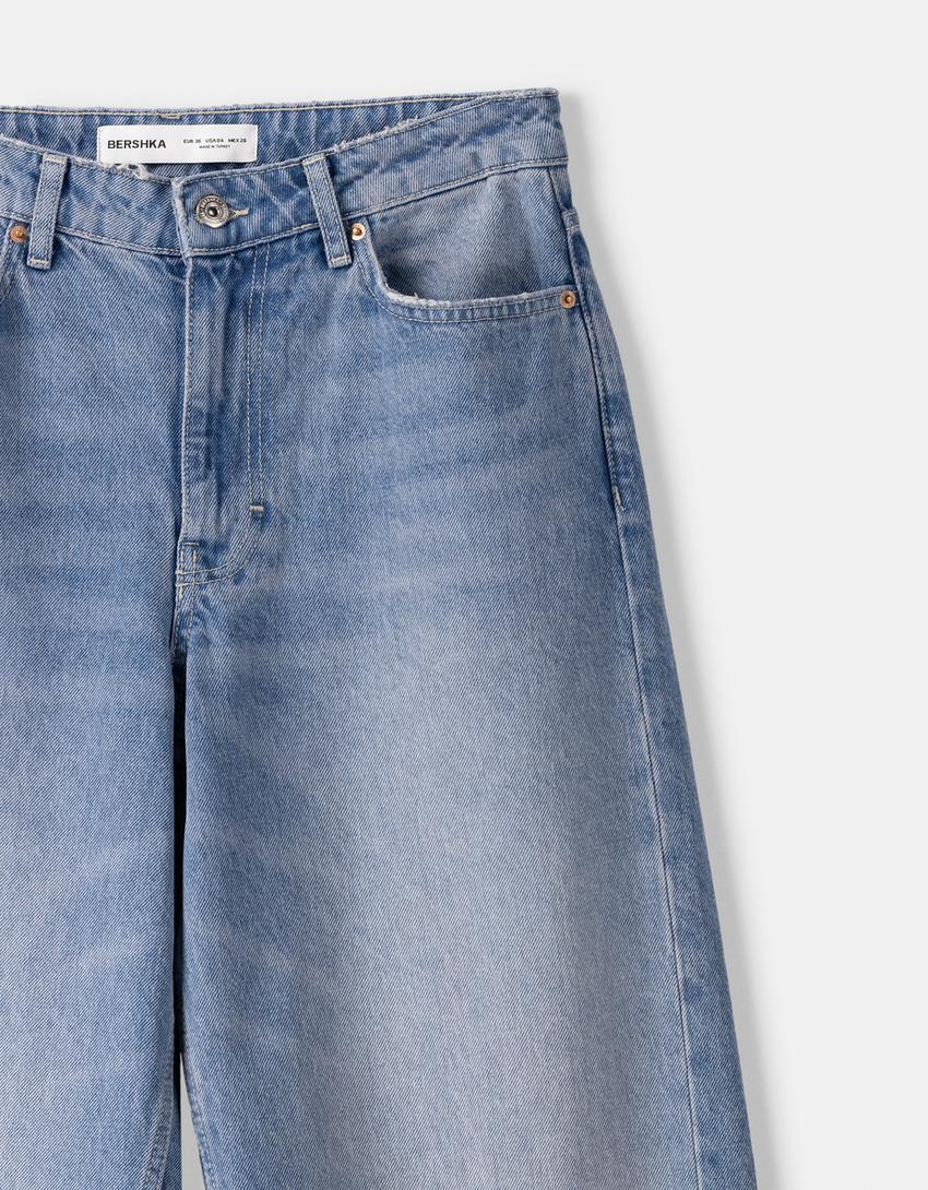 Baggy Bermuda jorts-Blue-2