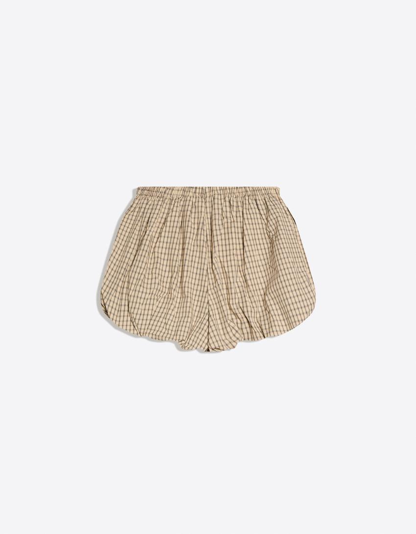 Falda pantalón globo print-Arena