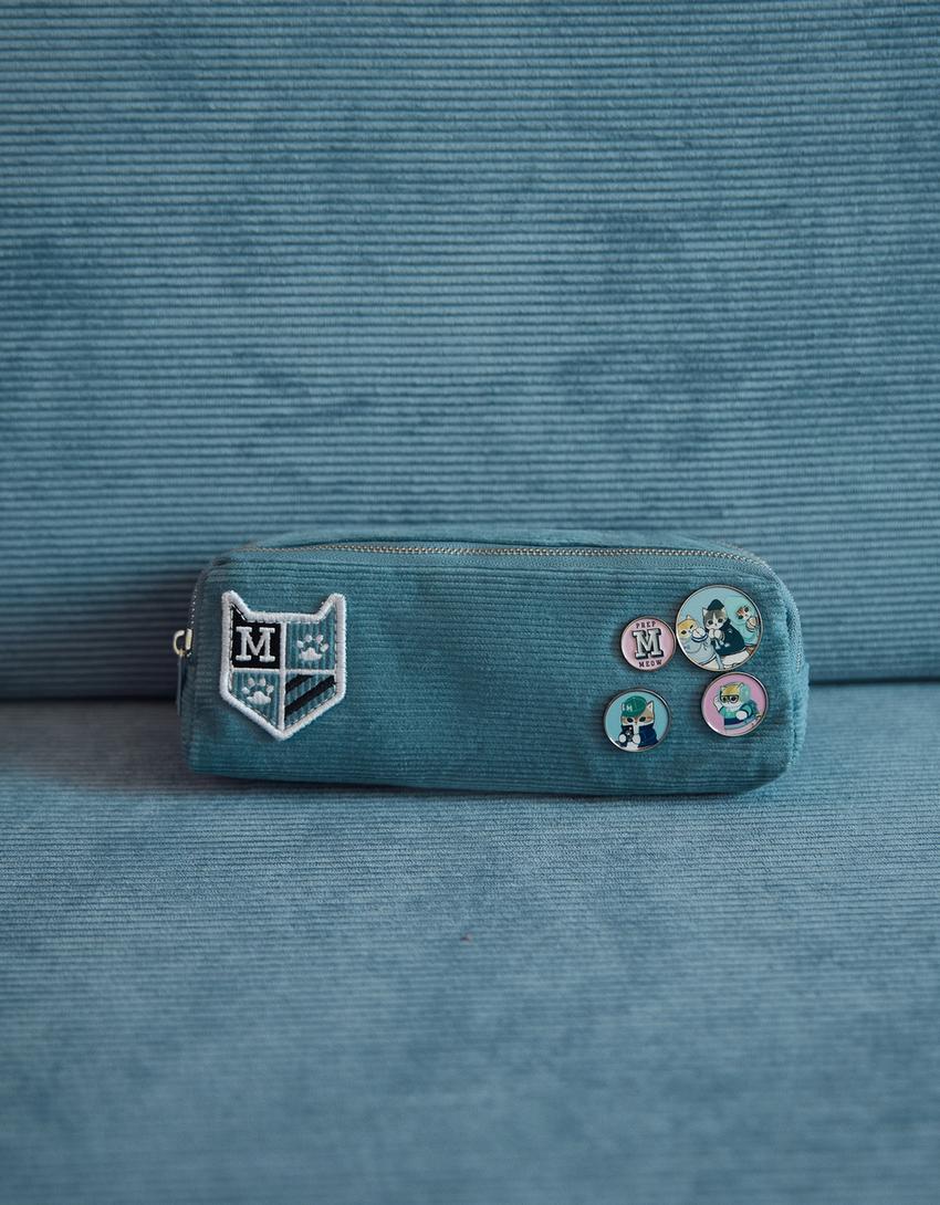 Mofusand pencil case-Blue-0
