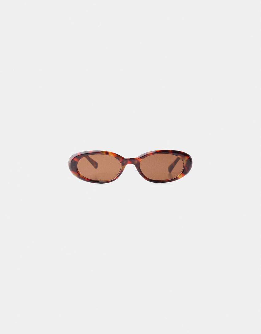 Tortoiseshell sunglasses-Brown-0