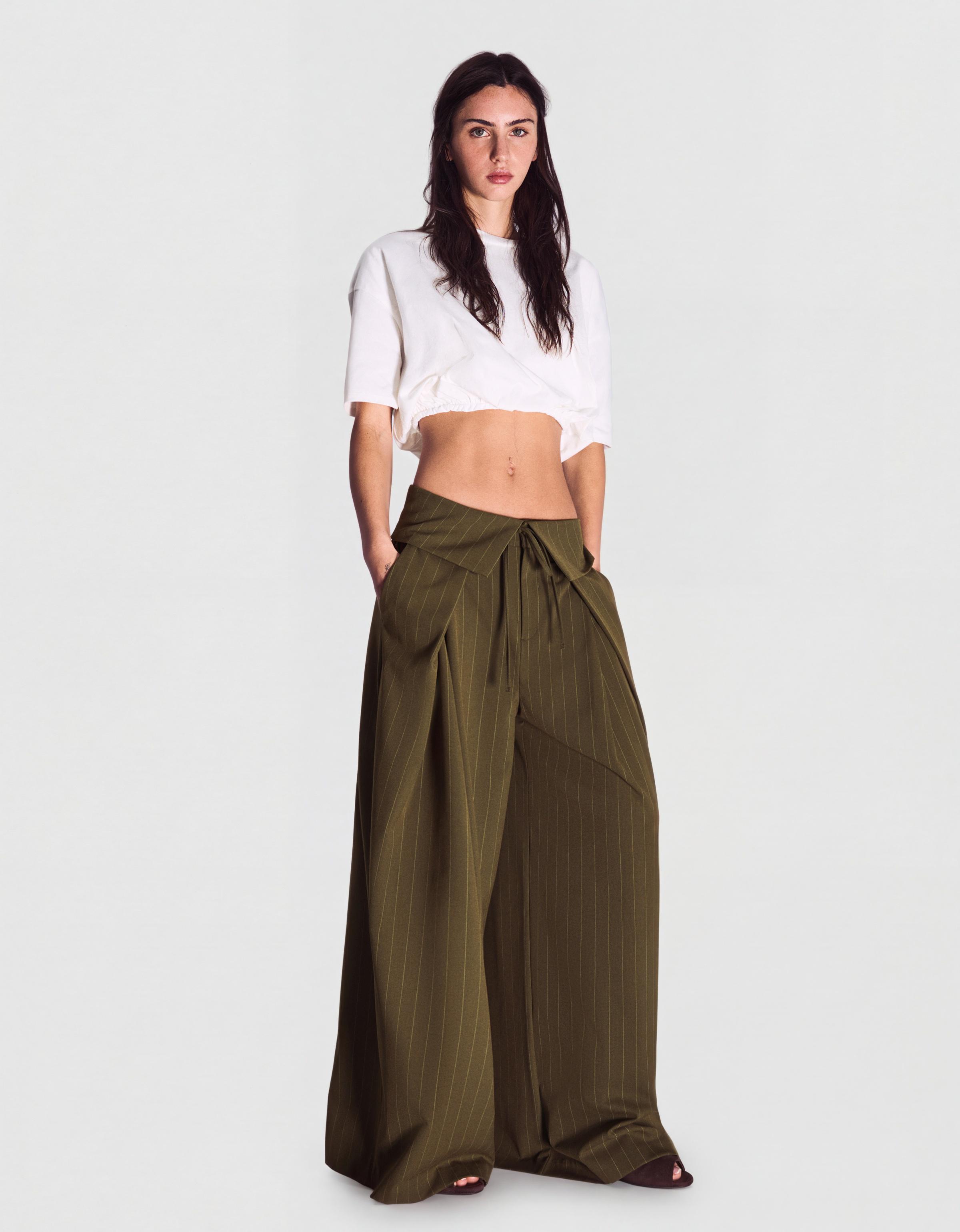 Kıvrık belli pensli pantolon - Görsel 21