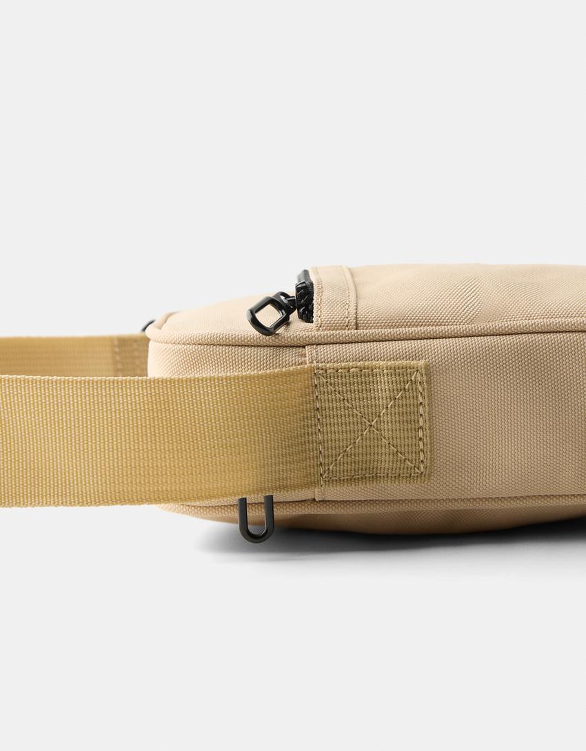 Technical crossbody bag-Beige-2