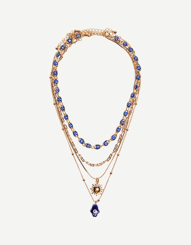 4-pack of pendant necklaces