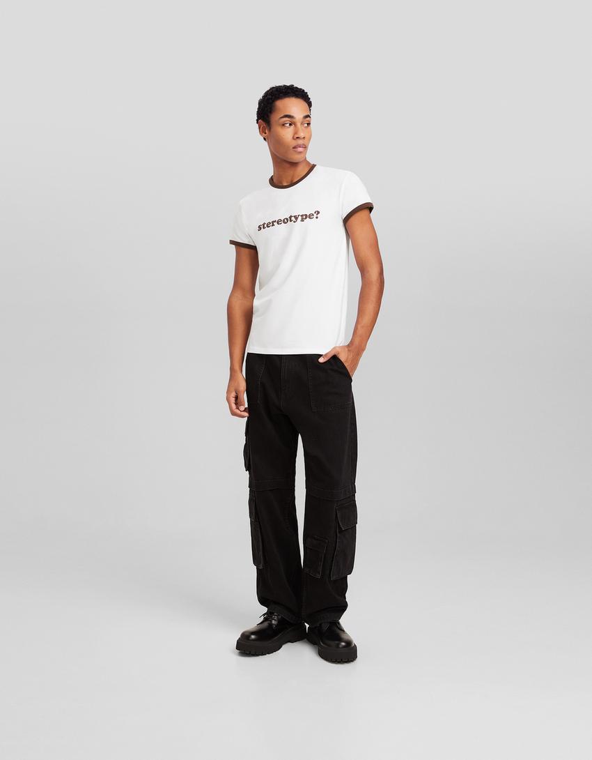 تيشرت بأكمام قصيرة وطبعة-أبيض-3