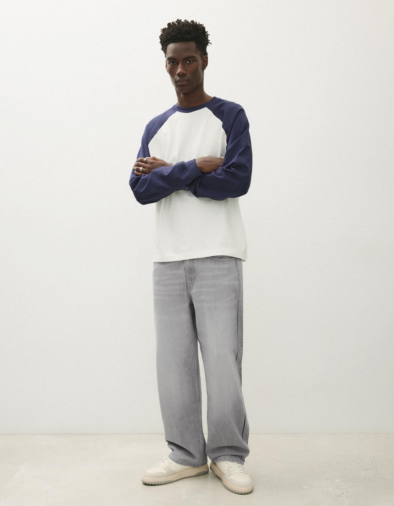 Loose fit jeans — Grey