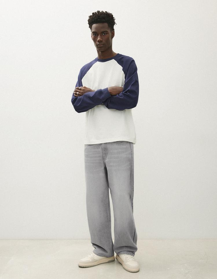 Loose fit jeans — Grey