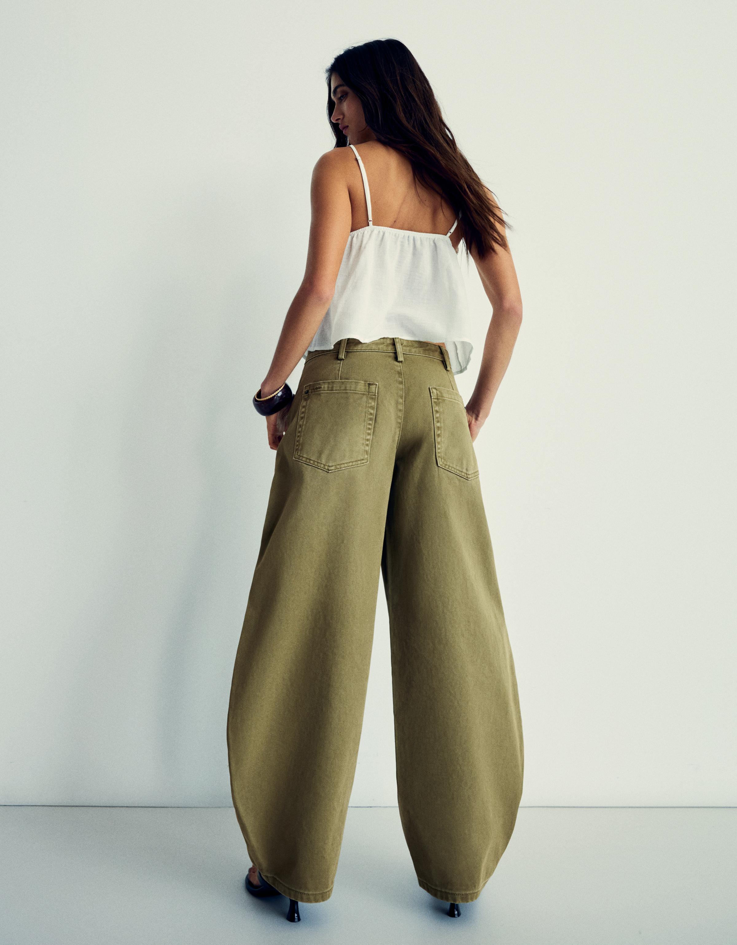 Barrel fit pantolon - Görsel 10