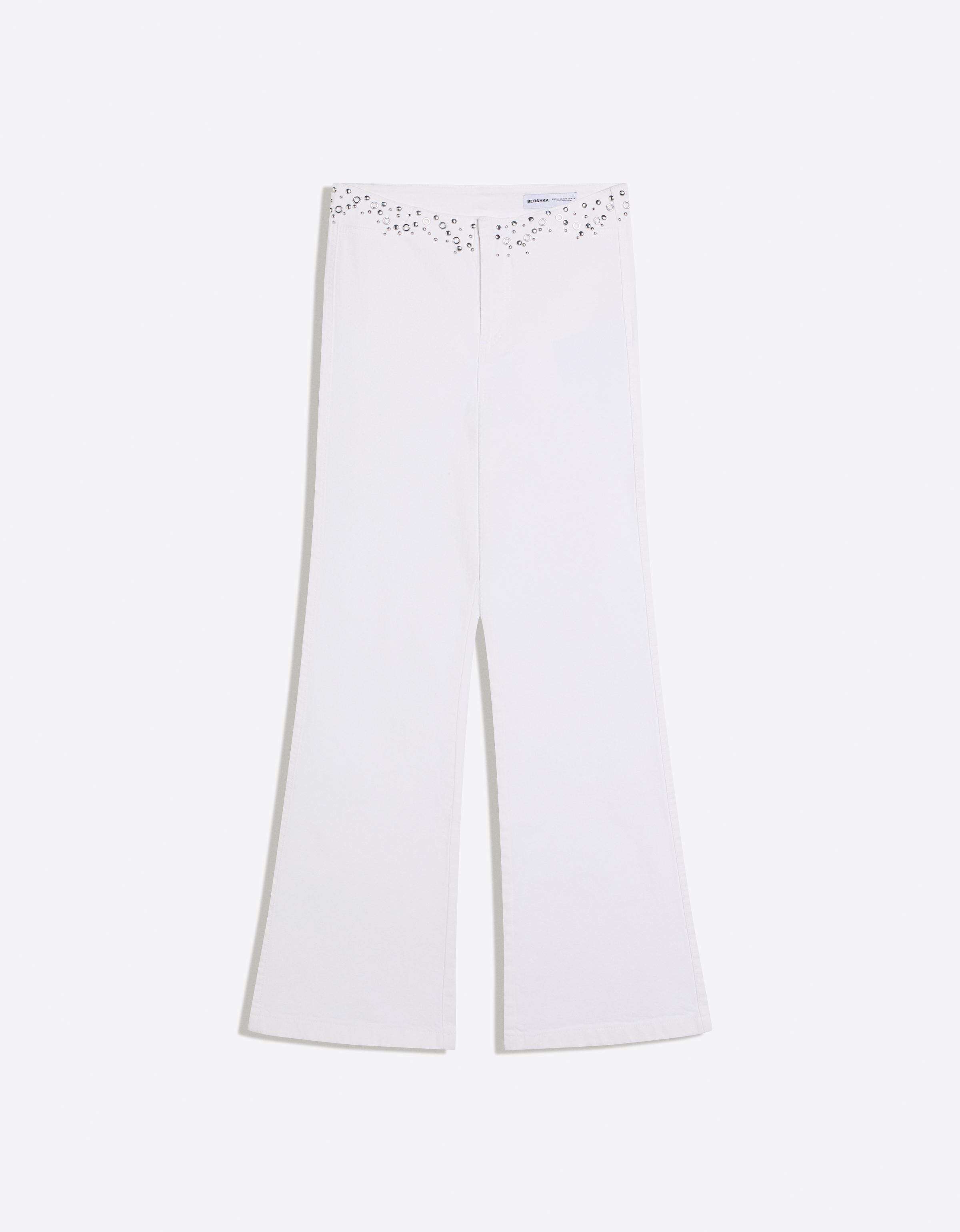 Studded waist trousers