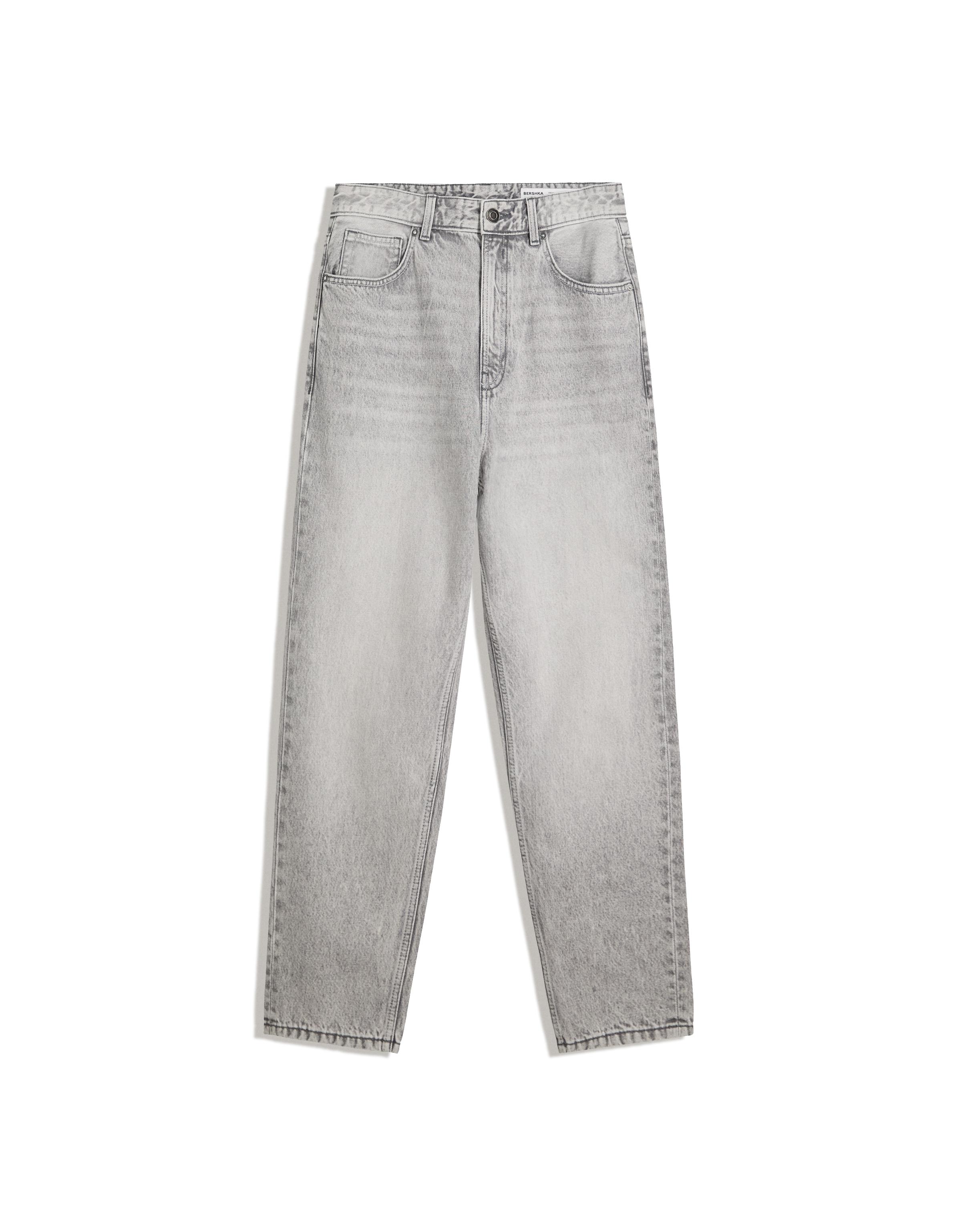 Tapered loose fit jeans — Grey