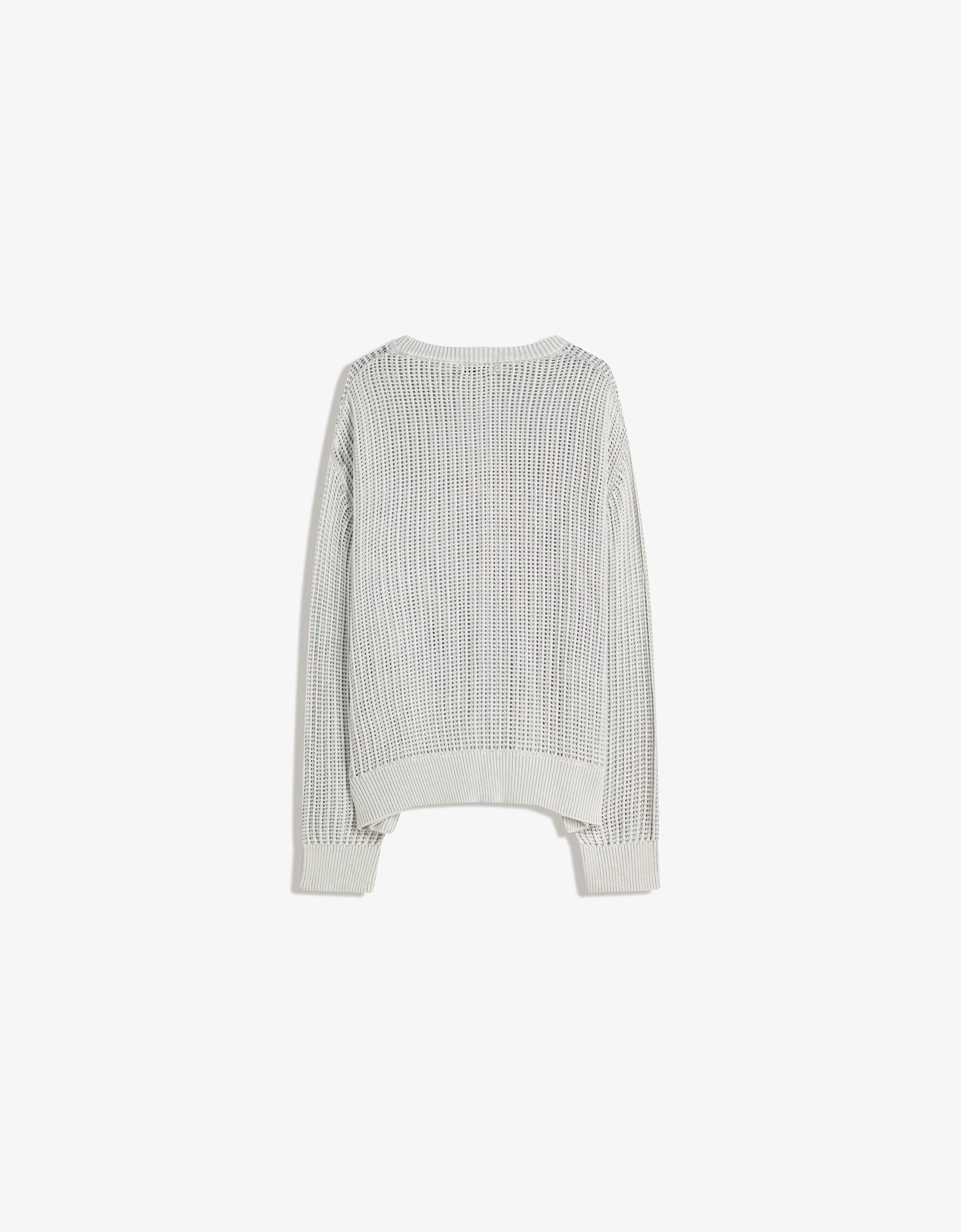 Faded-effect mesh sweater - New - Men | Bershka