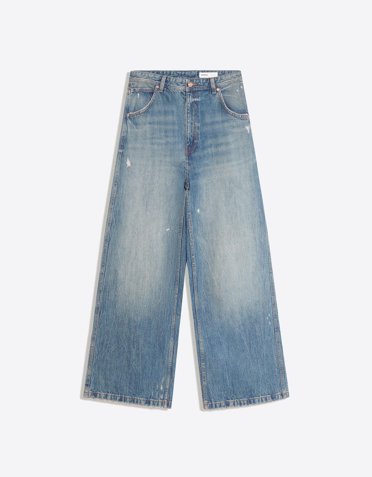 Baggy skater jeans — Light blue