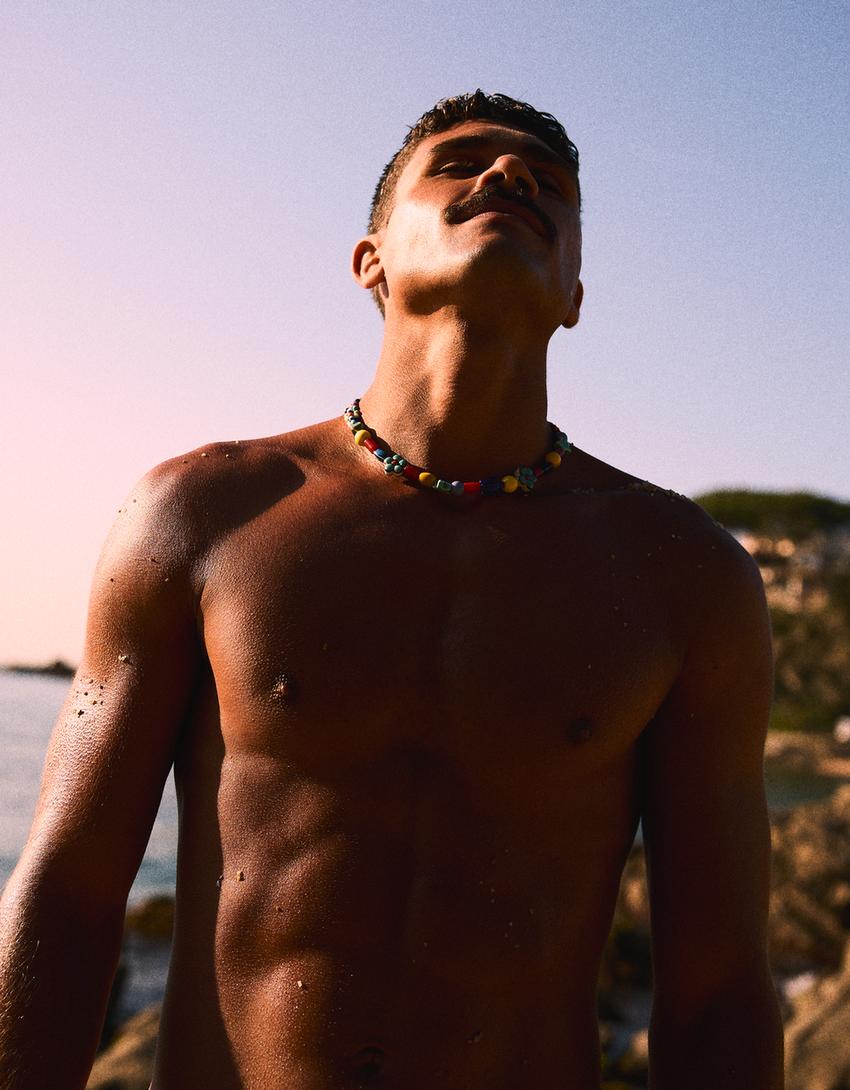 Çok renkli kolye-0-046